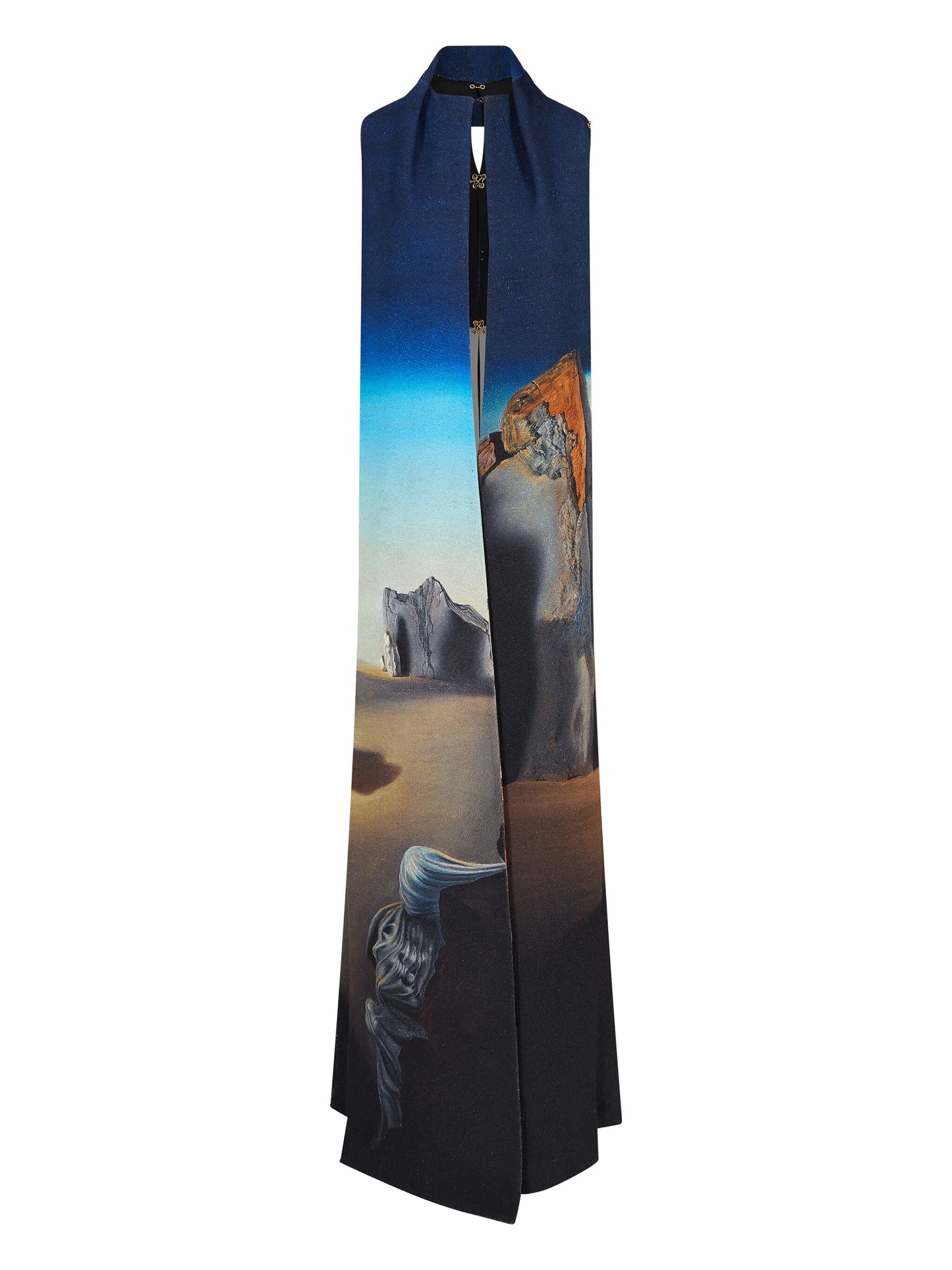 Salvador Dali sleeveless gown