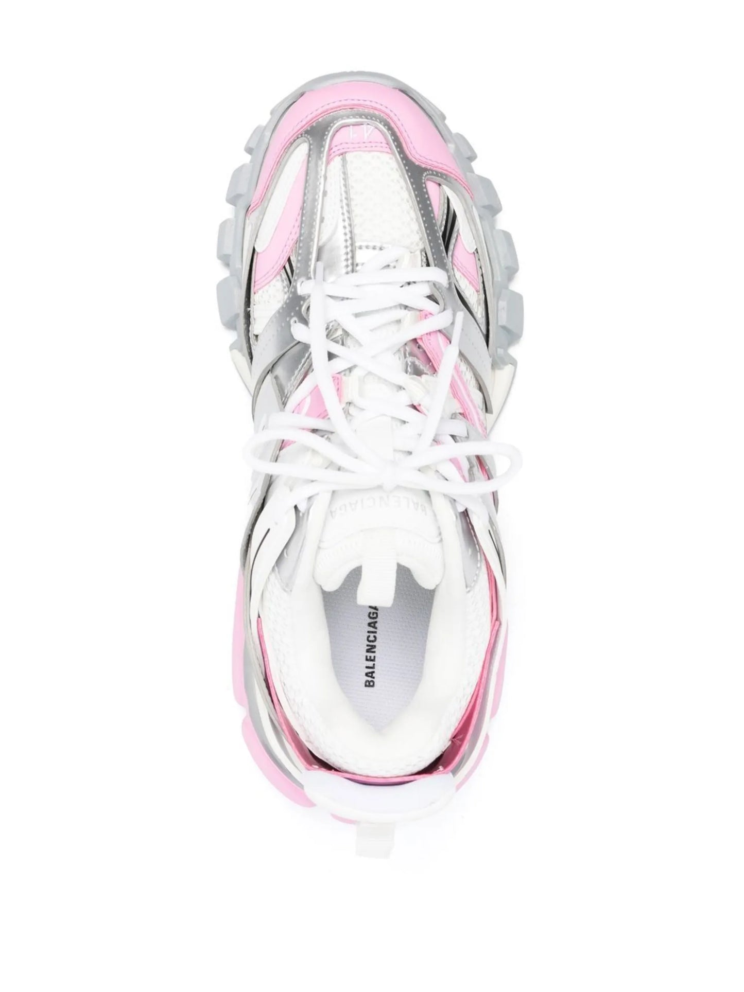 Track panelled sneakers