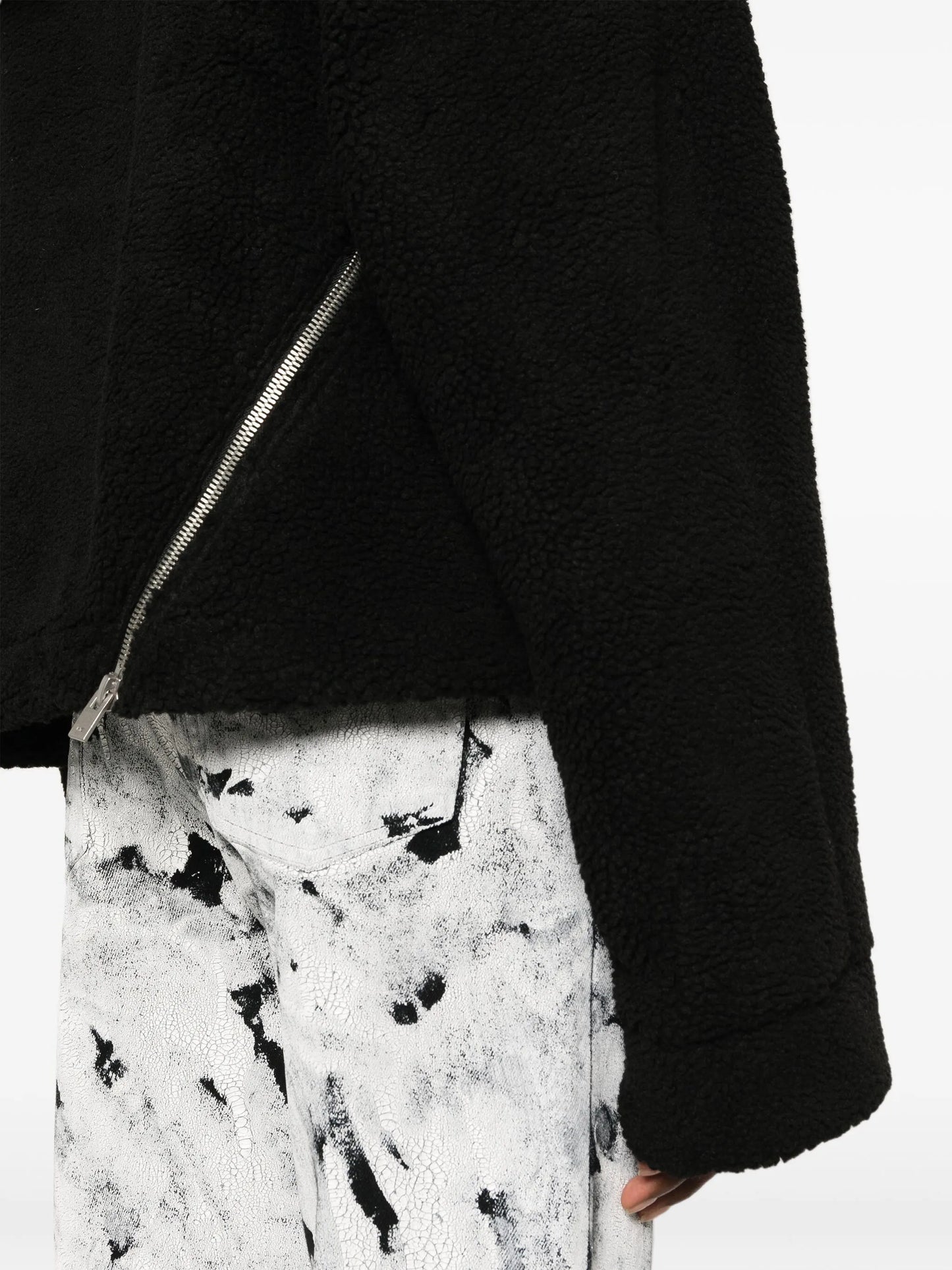 classic-hood fleece jacket