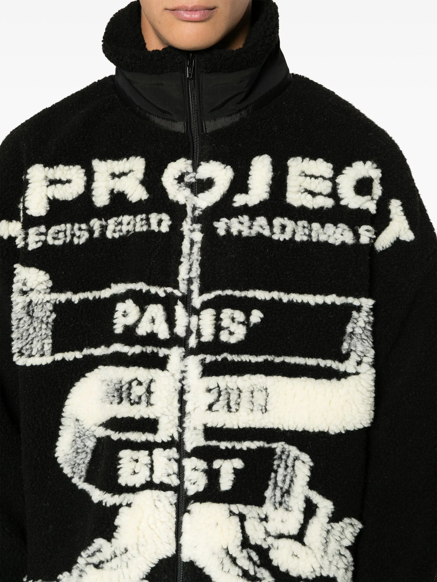 Paris' Best jacquard fleece jacket