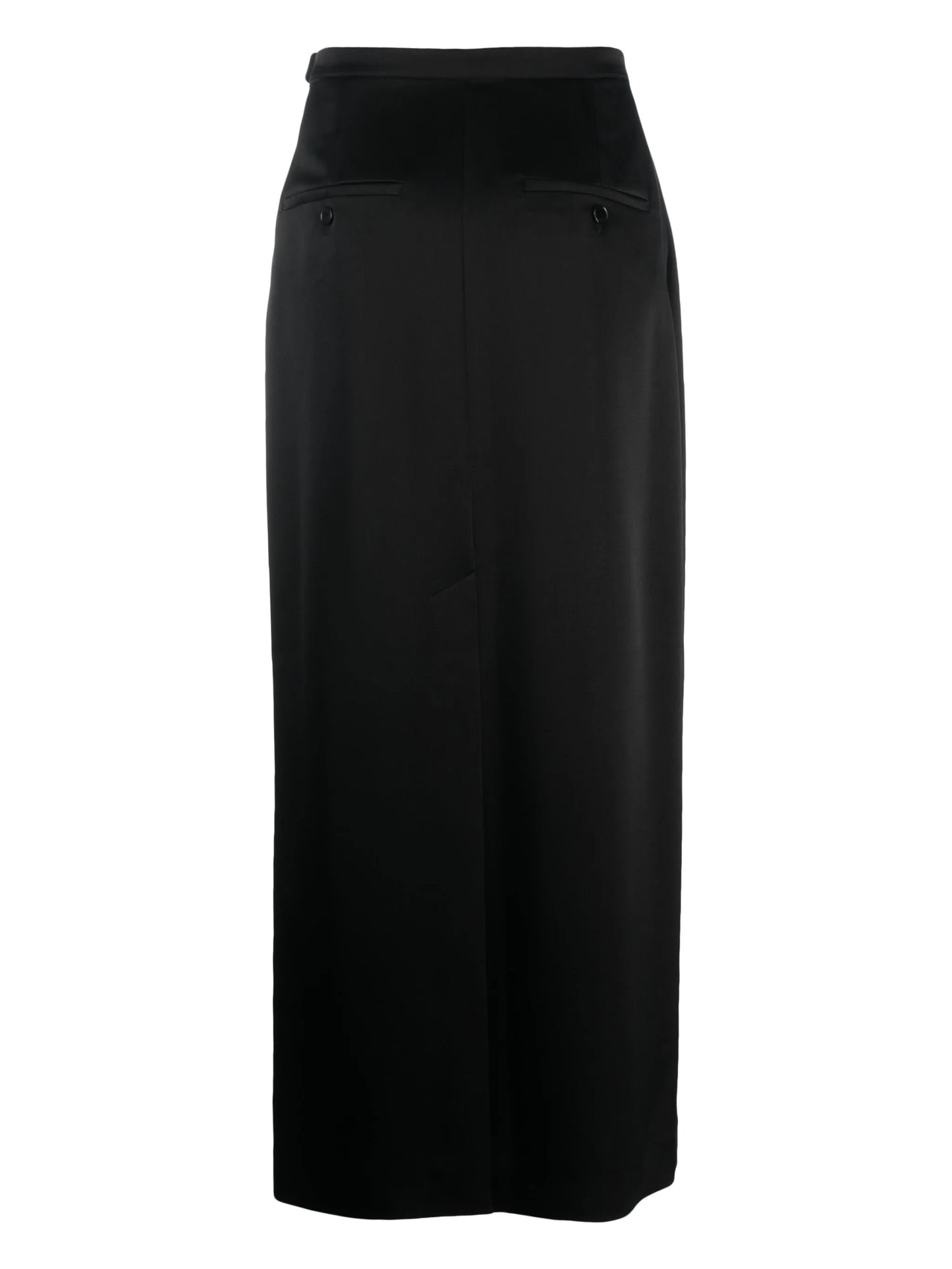 satin midi skirt