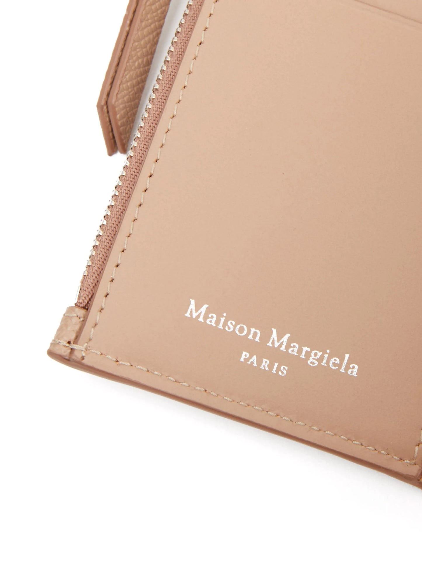 Four-Stitch tri-fold leather wallet