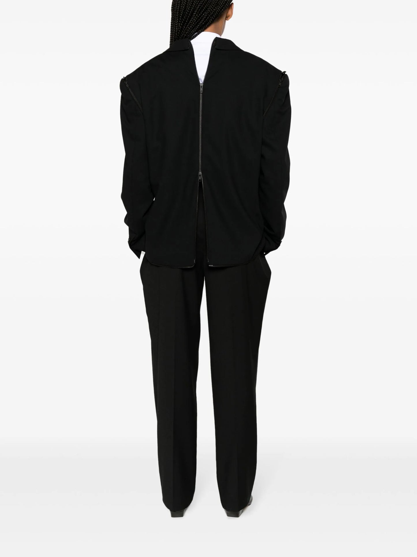 Transformer wool coat