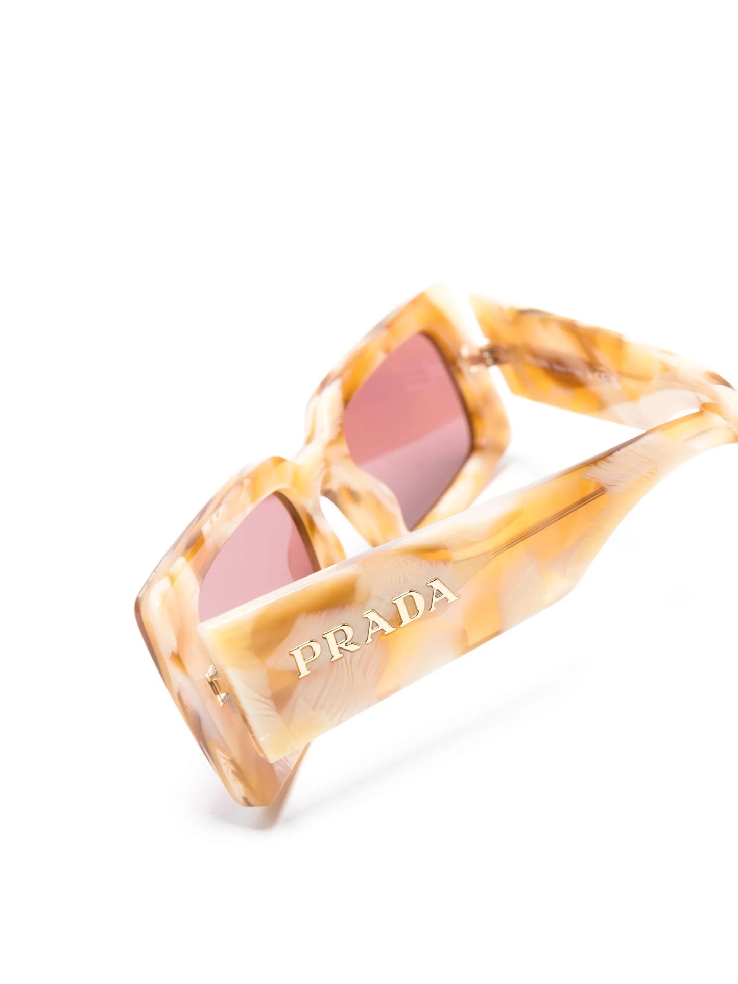 logo-print rectangle-frame sunglasses