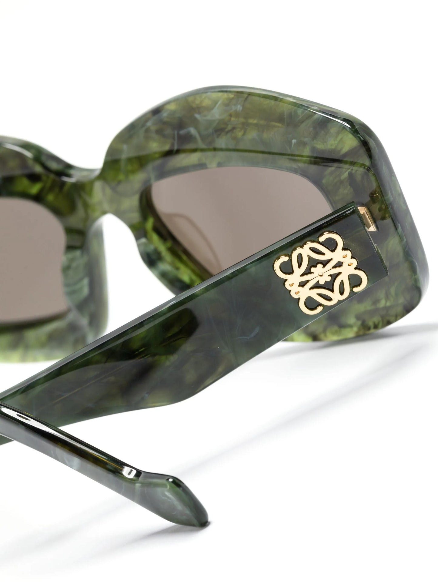 Screen rectangular-frame sunglasses
