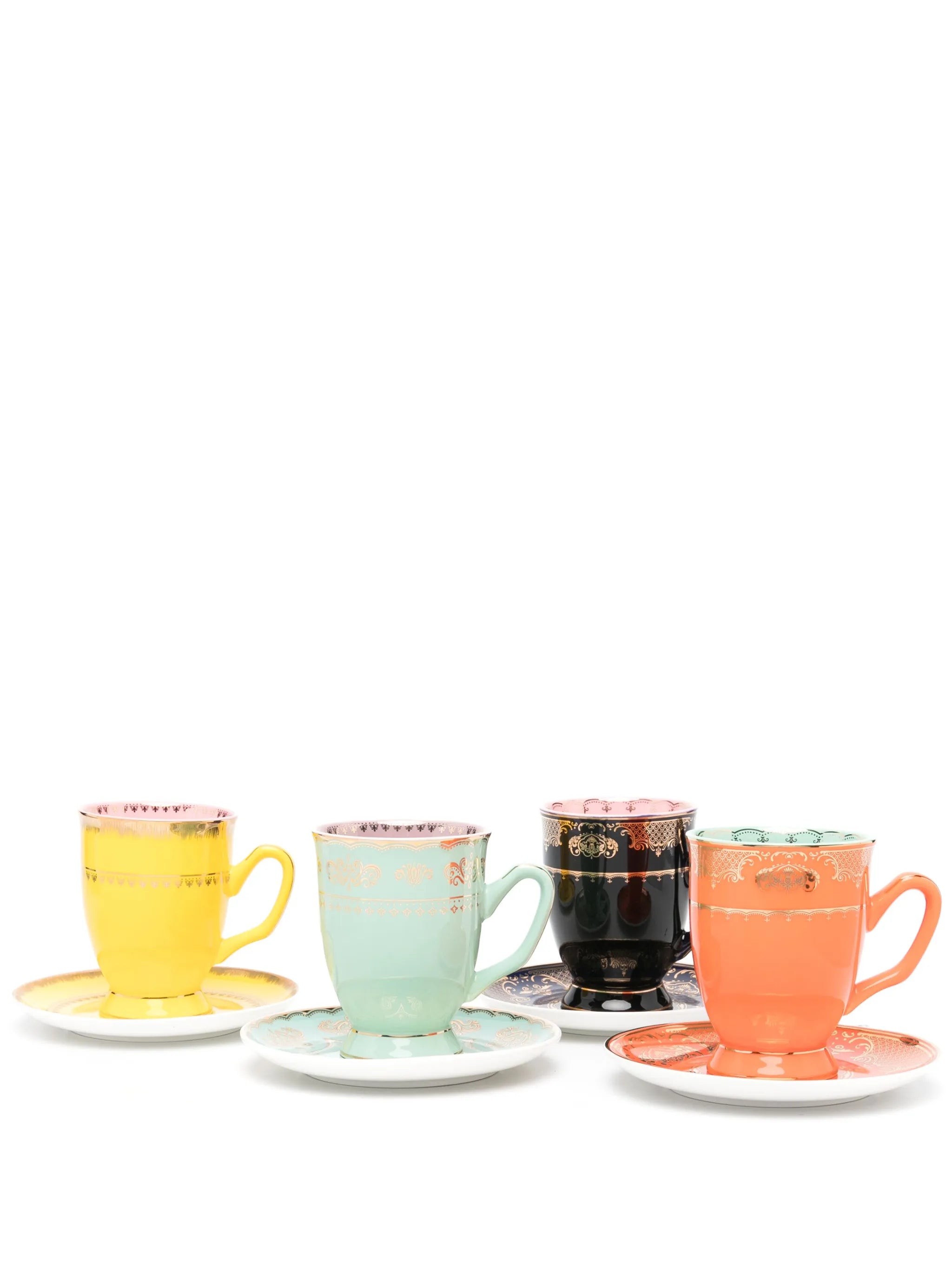 Grandpa porcelain teacups (set of four)