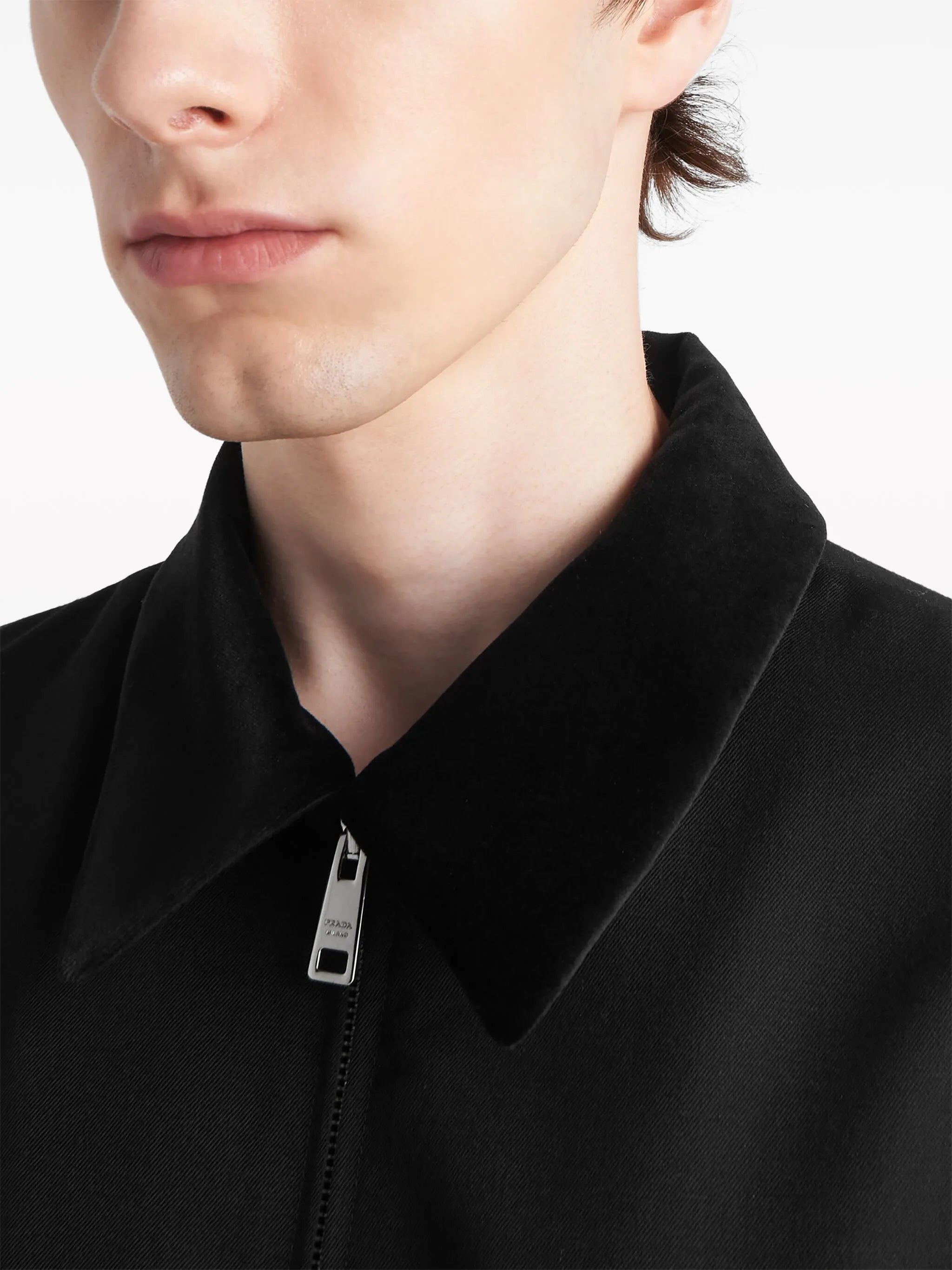 wool blouson jacket