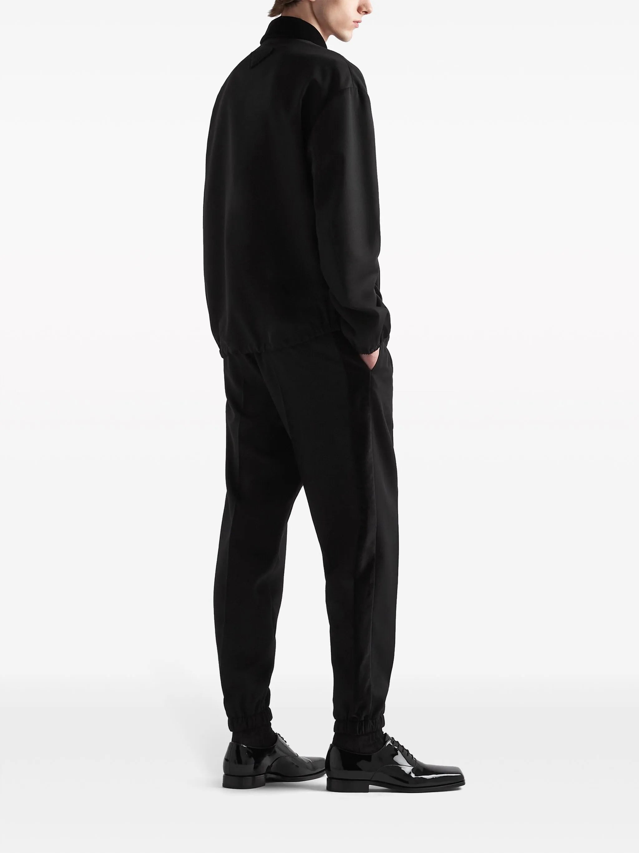 wool blouson jacket