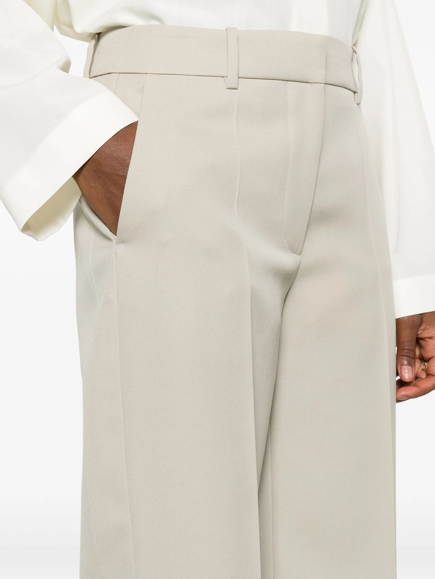 Bremy wide-leg wool trousers