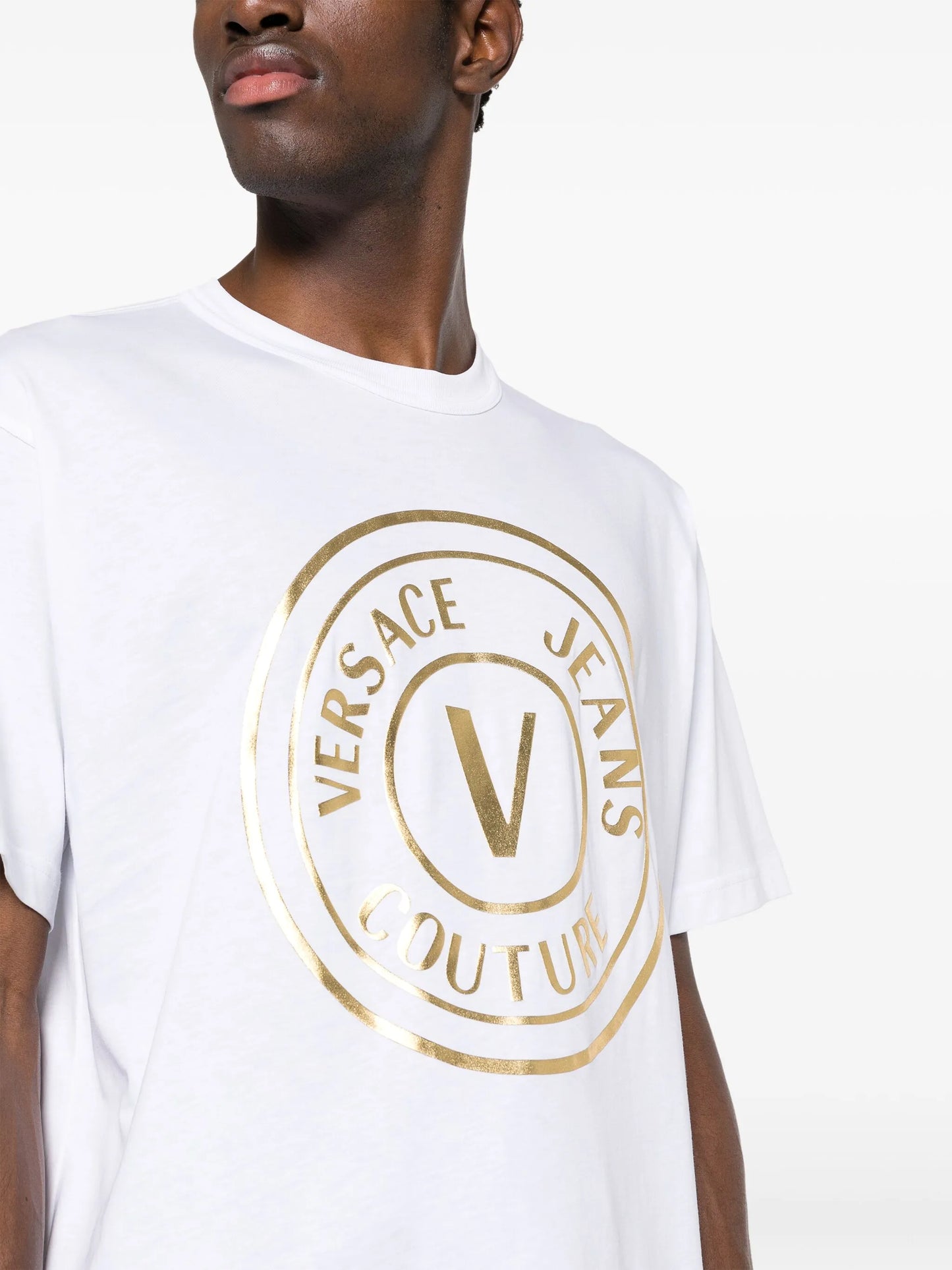logo-print cotton T-shirt