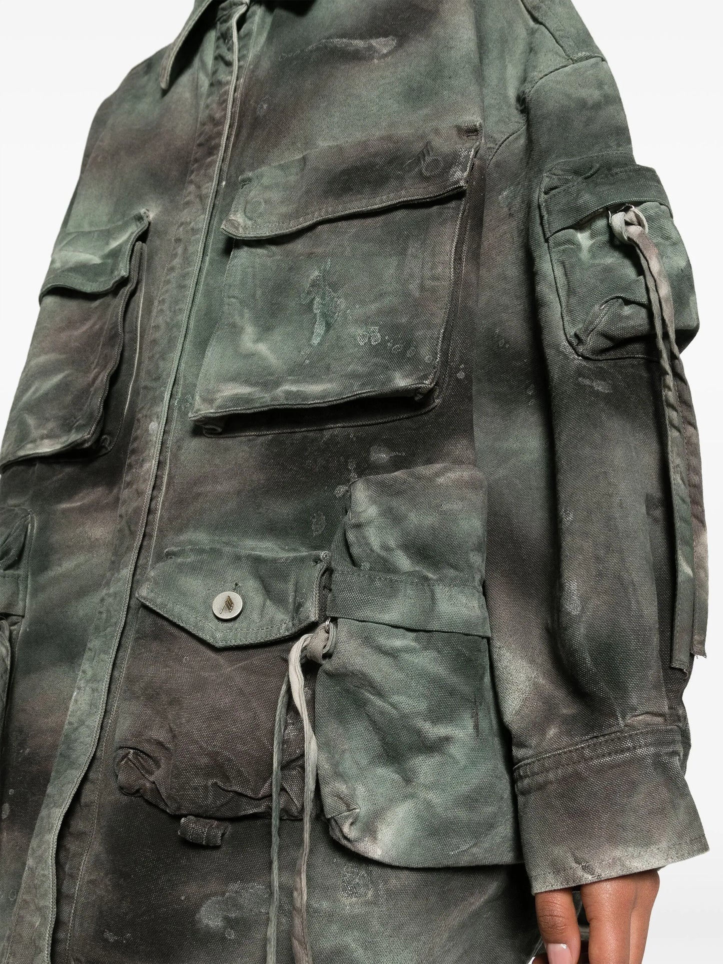 Fern distressed denim jacket