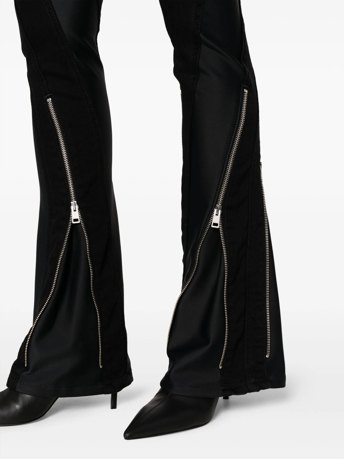 Spiral flared jeans