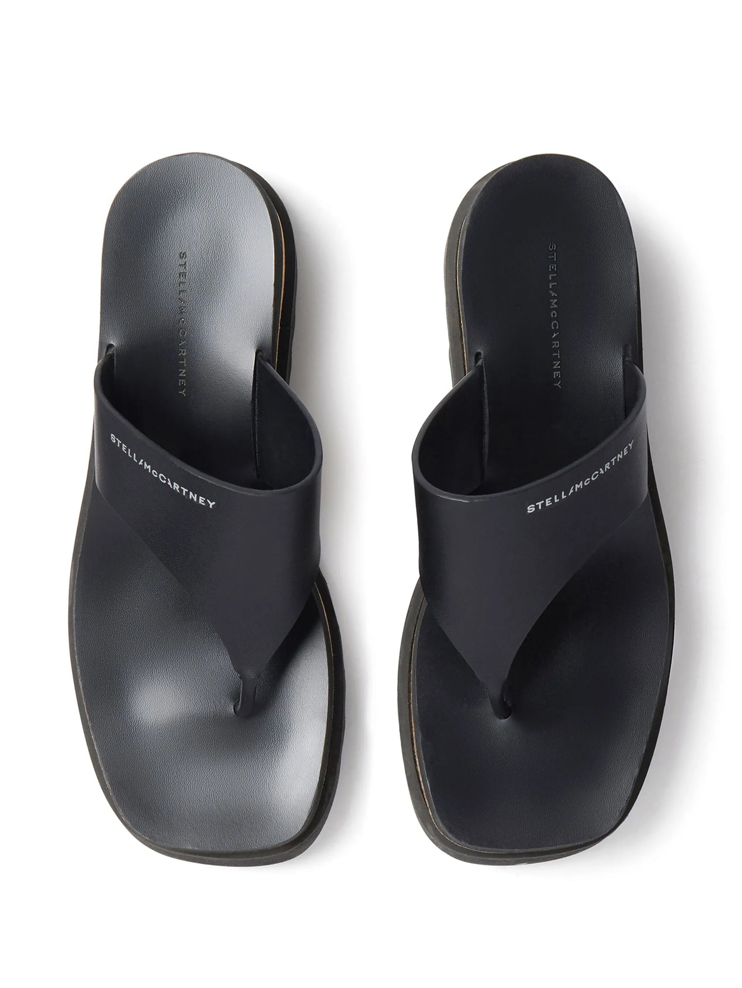 Sneak-Elyse logo-print platform sandals