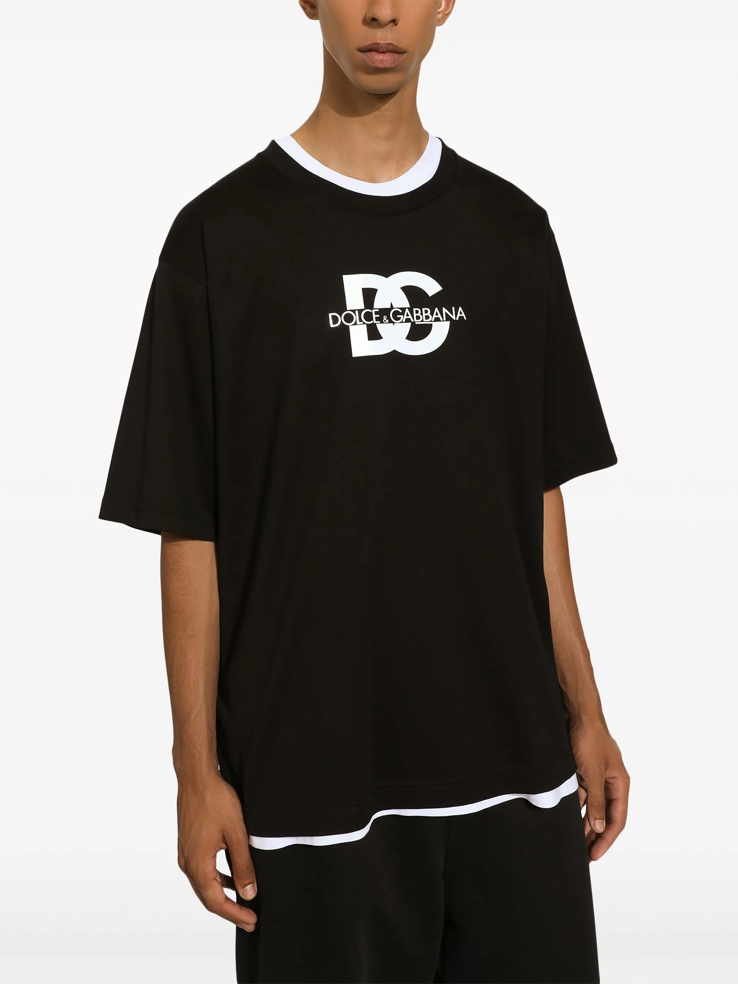 logo-print cotton T-shirt
