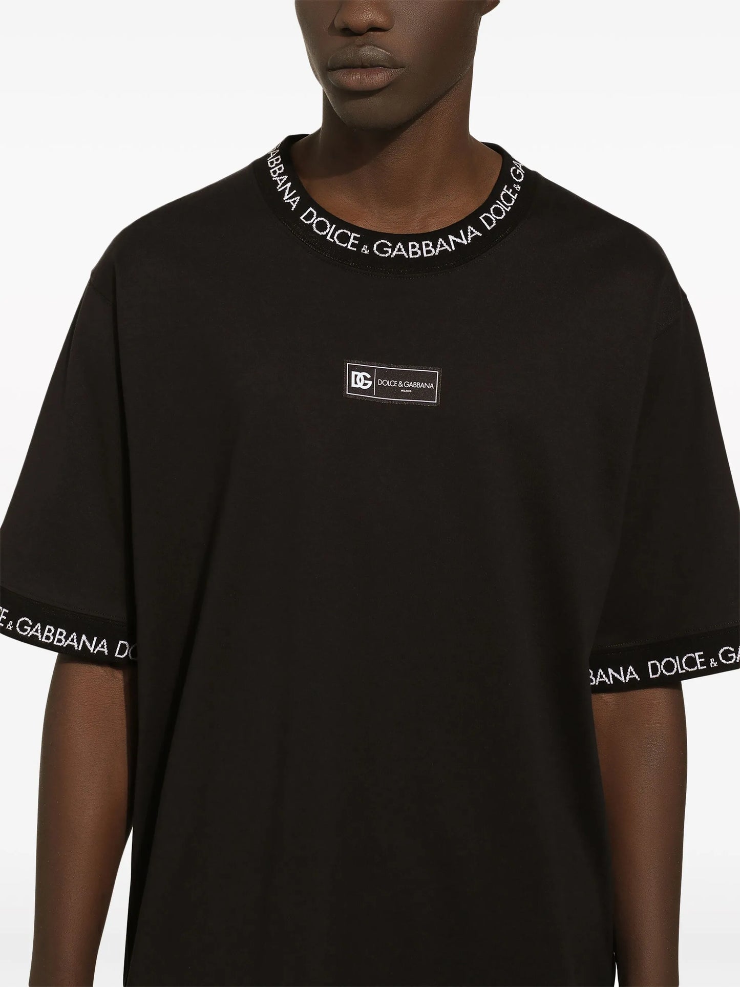 logo-print cotton T-shirt