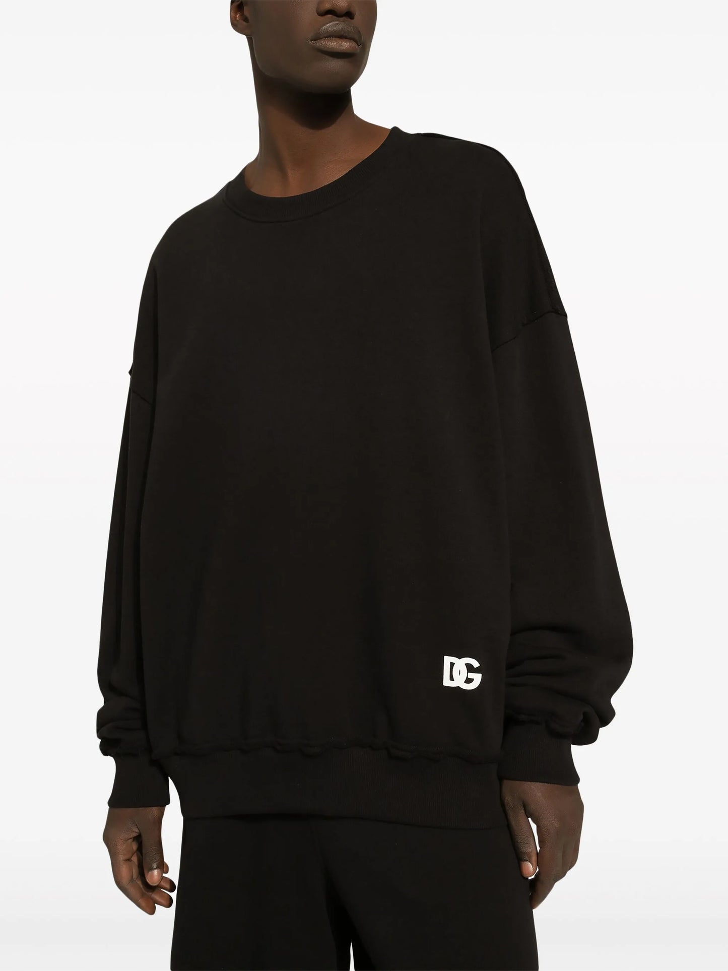 logo-print cotton sweatshirt