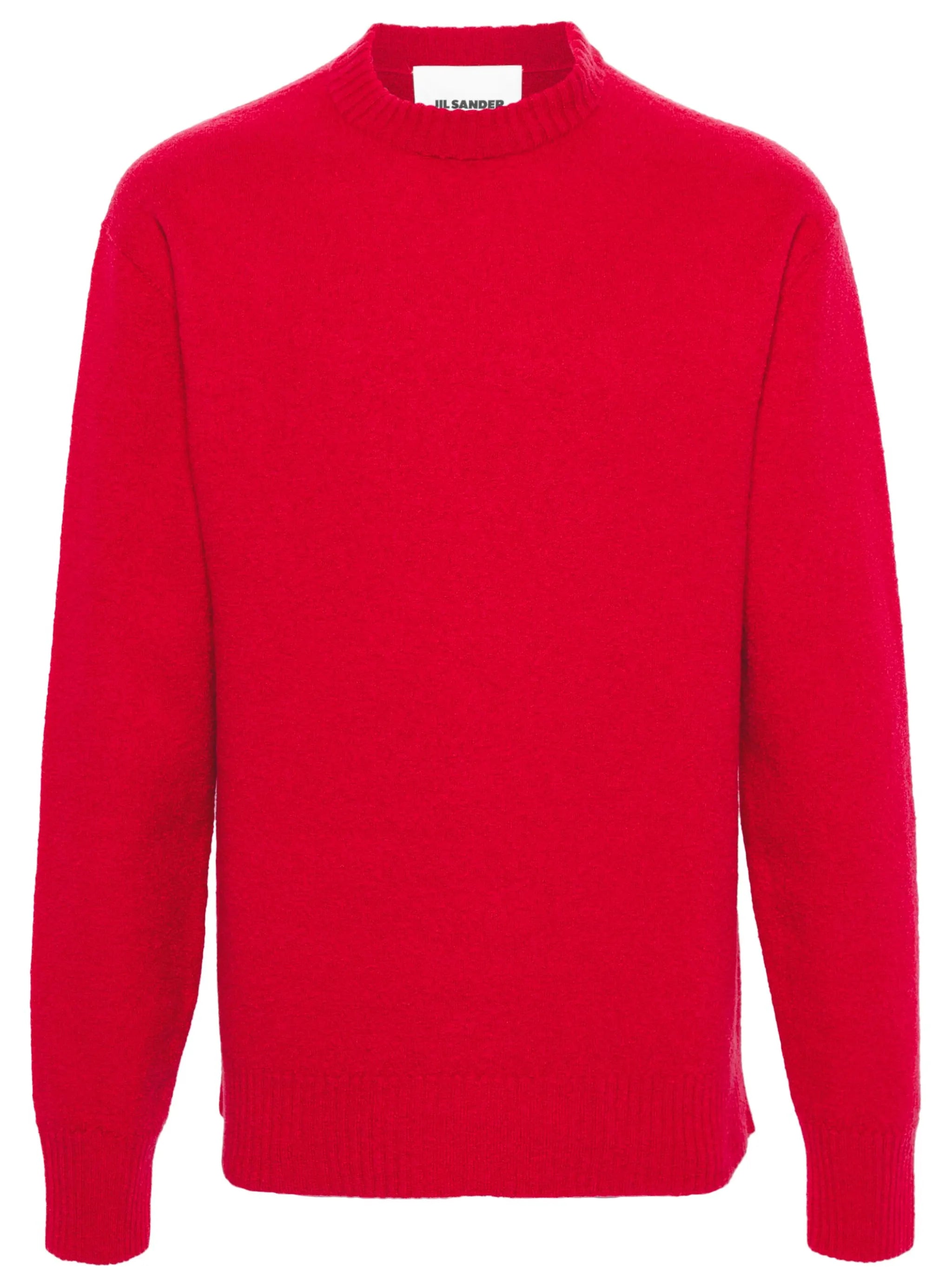 crew-neck wool jumper
