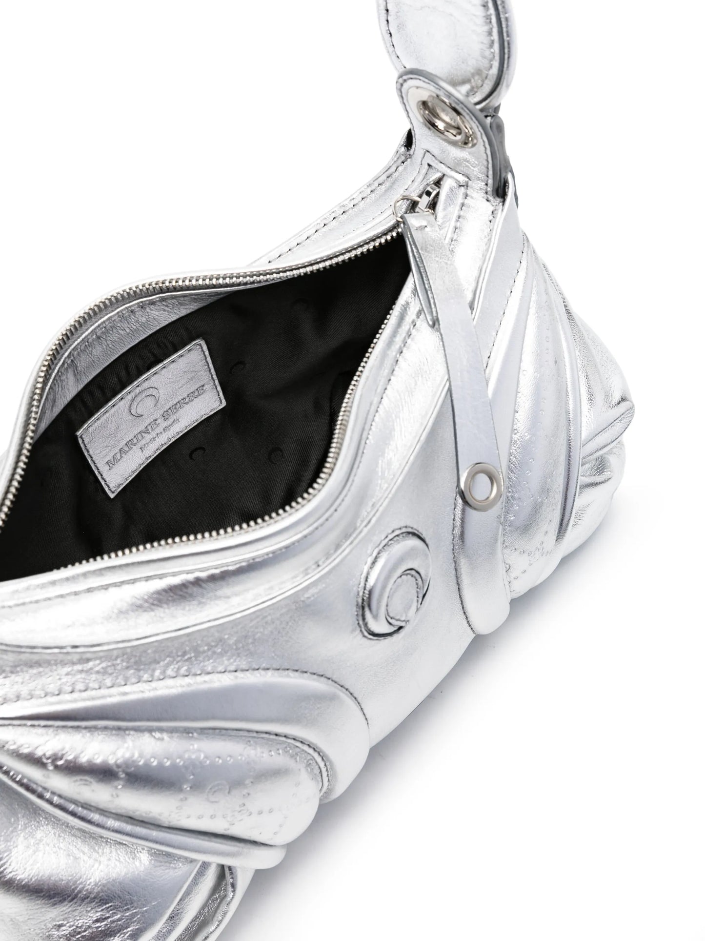 Stardust laminated leather shoulder bag