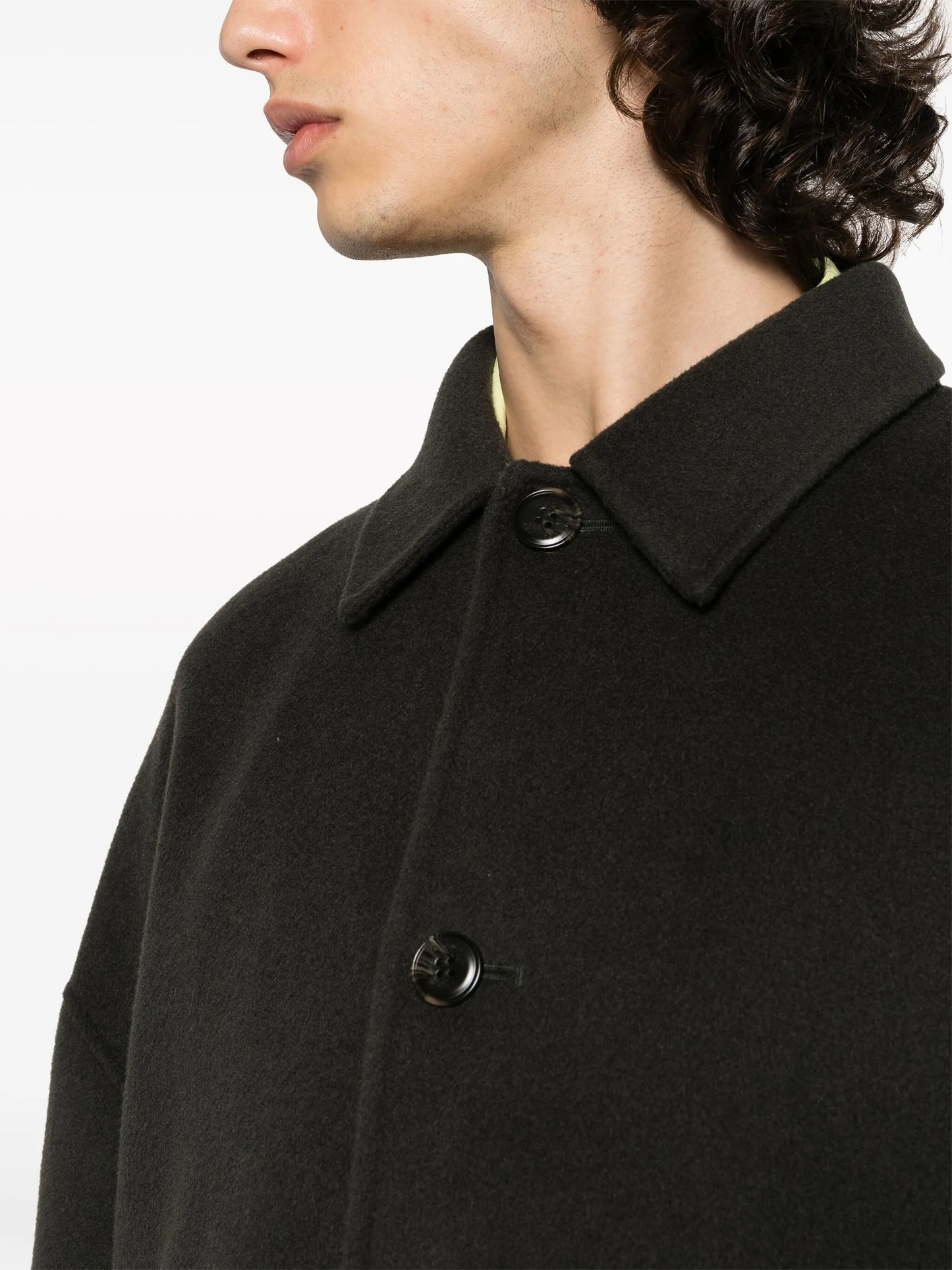 wool-silk cropped jacket
