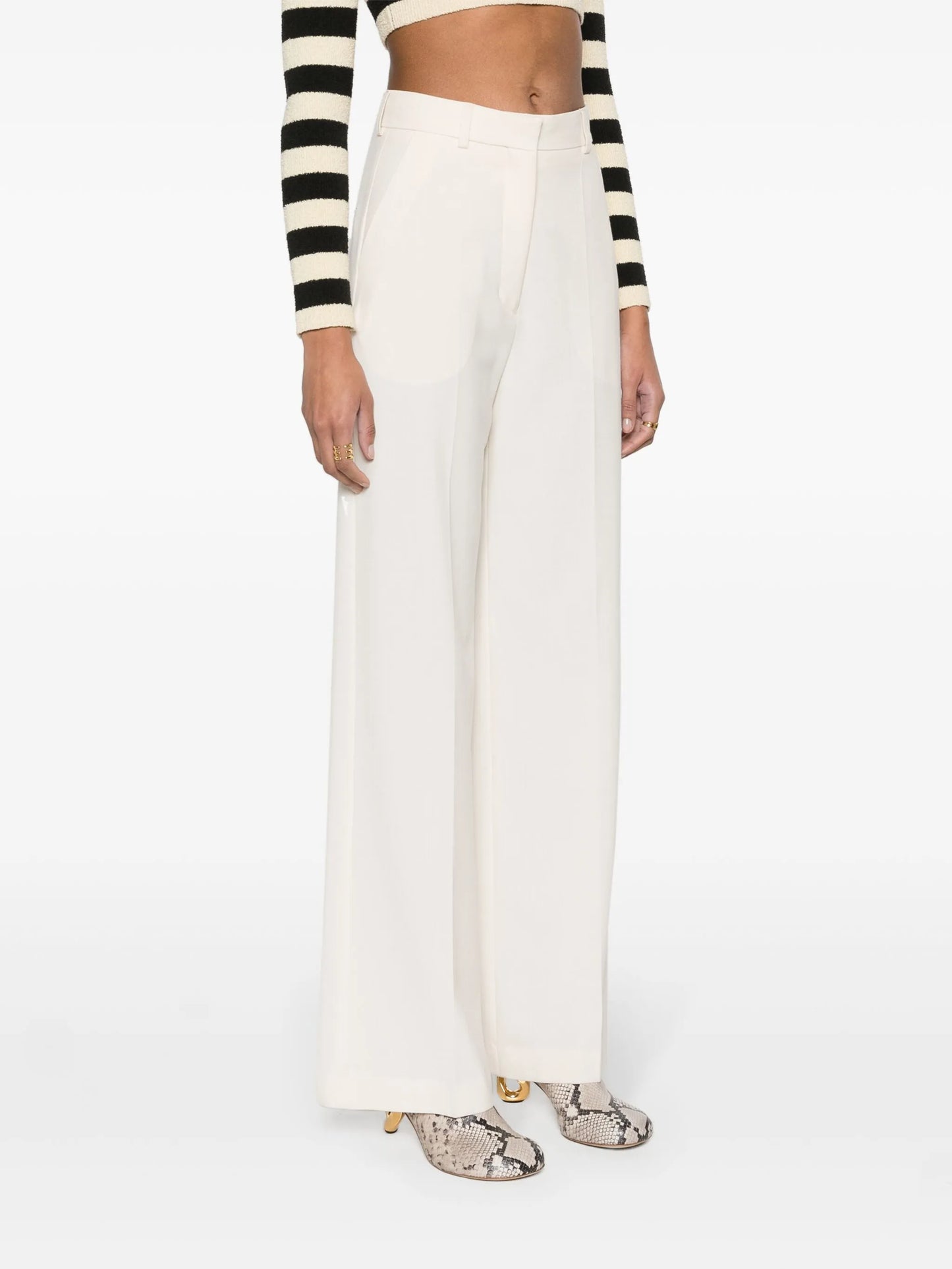 Lanai high-waist wide-leg trousers