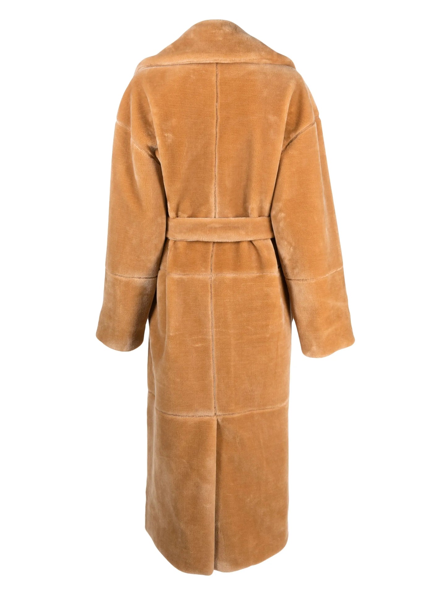 fleece trench coat