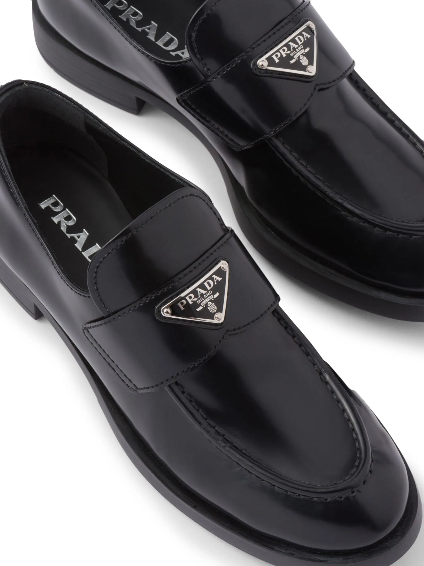 leather loafers