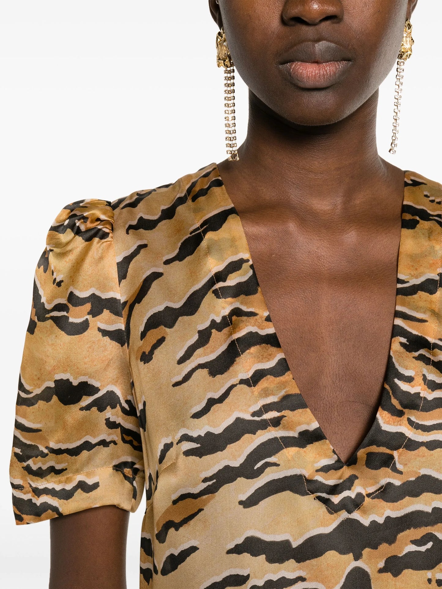 Matchmaker tiger-print maxi dress