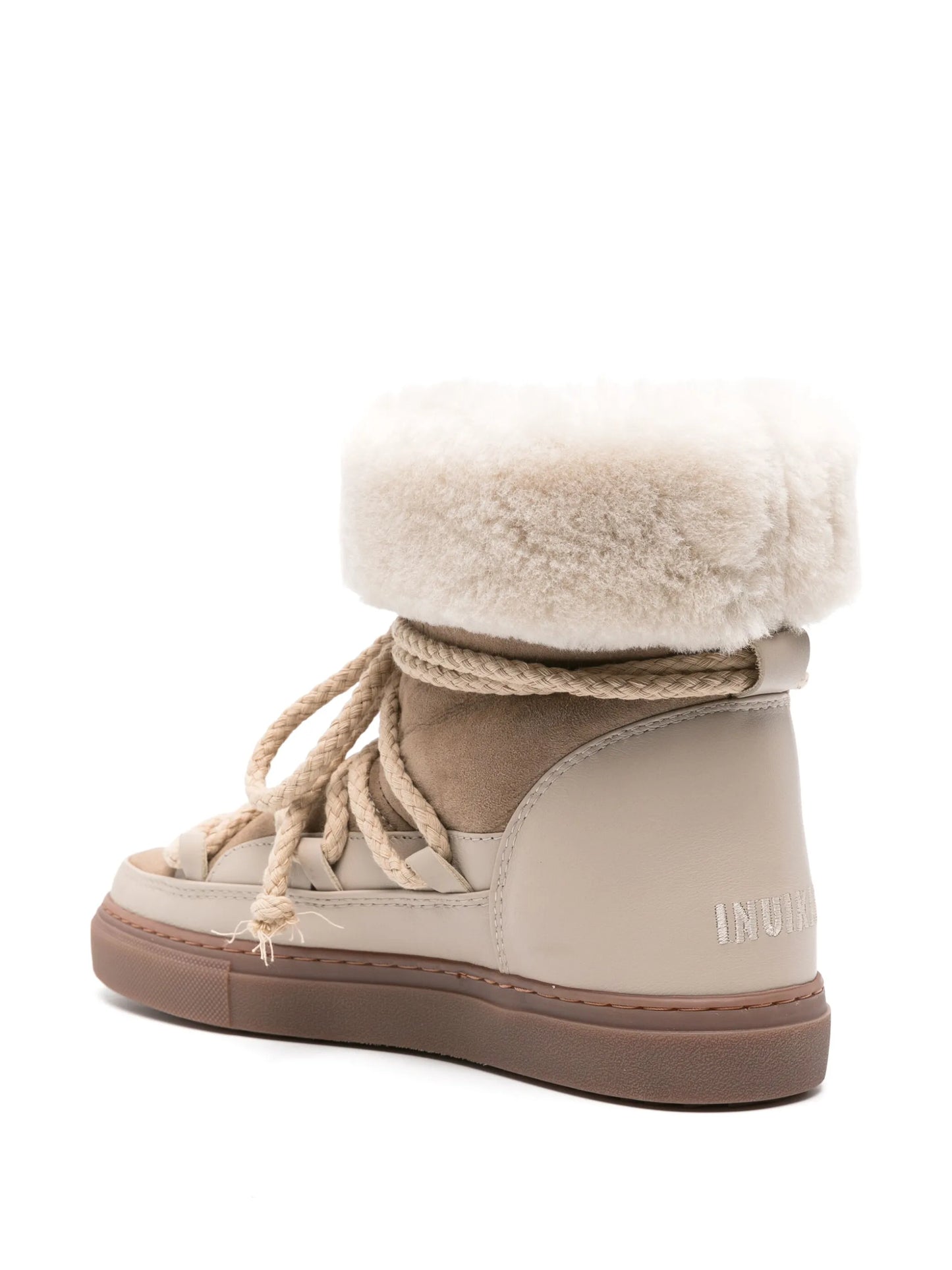 Classic leather lace-up boots