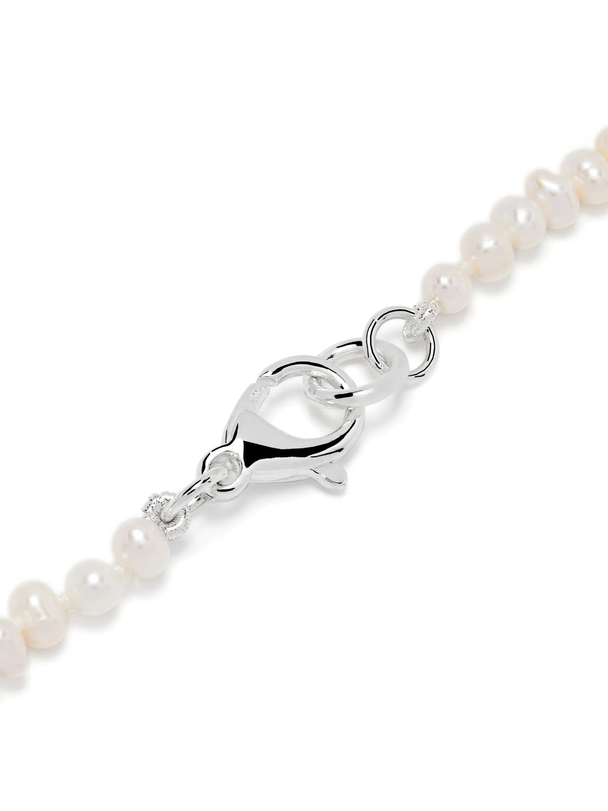 mini pearl-chain necklace
