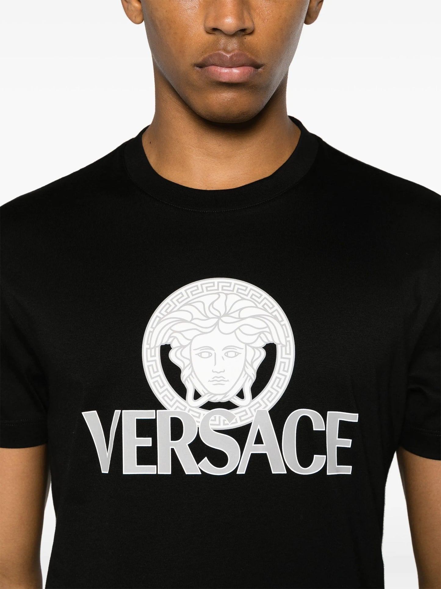 Medusa logo-print T-shirt