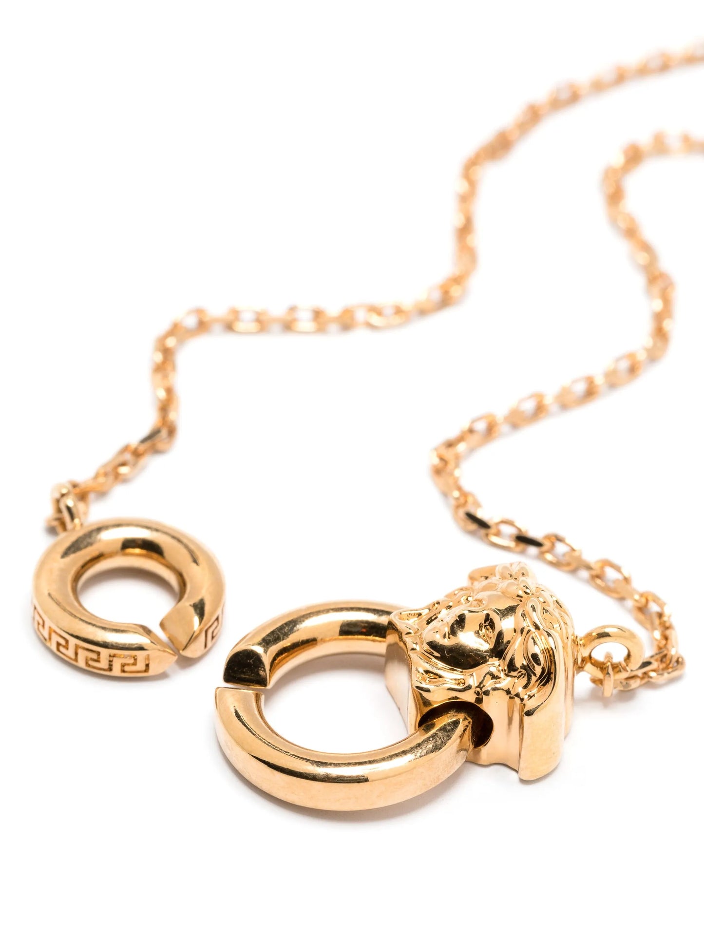 Medusa rolo-chain necklace