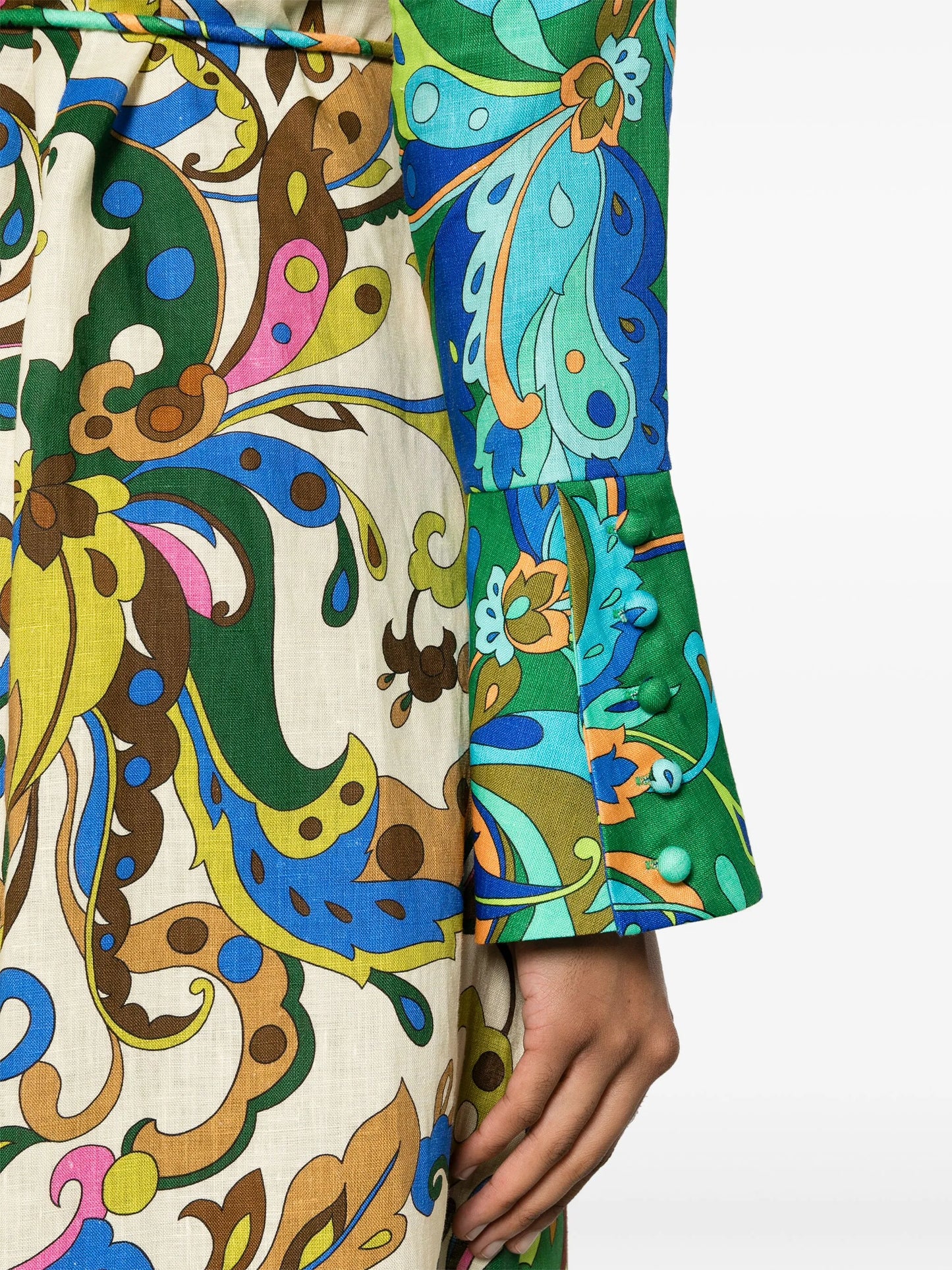 Yvette linen shirtdress