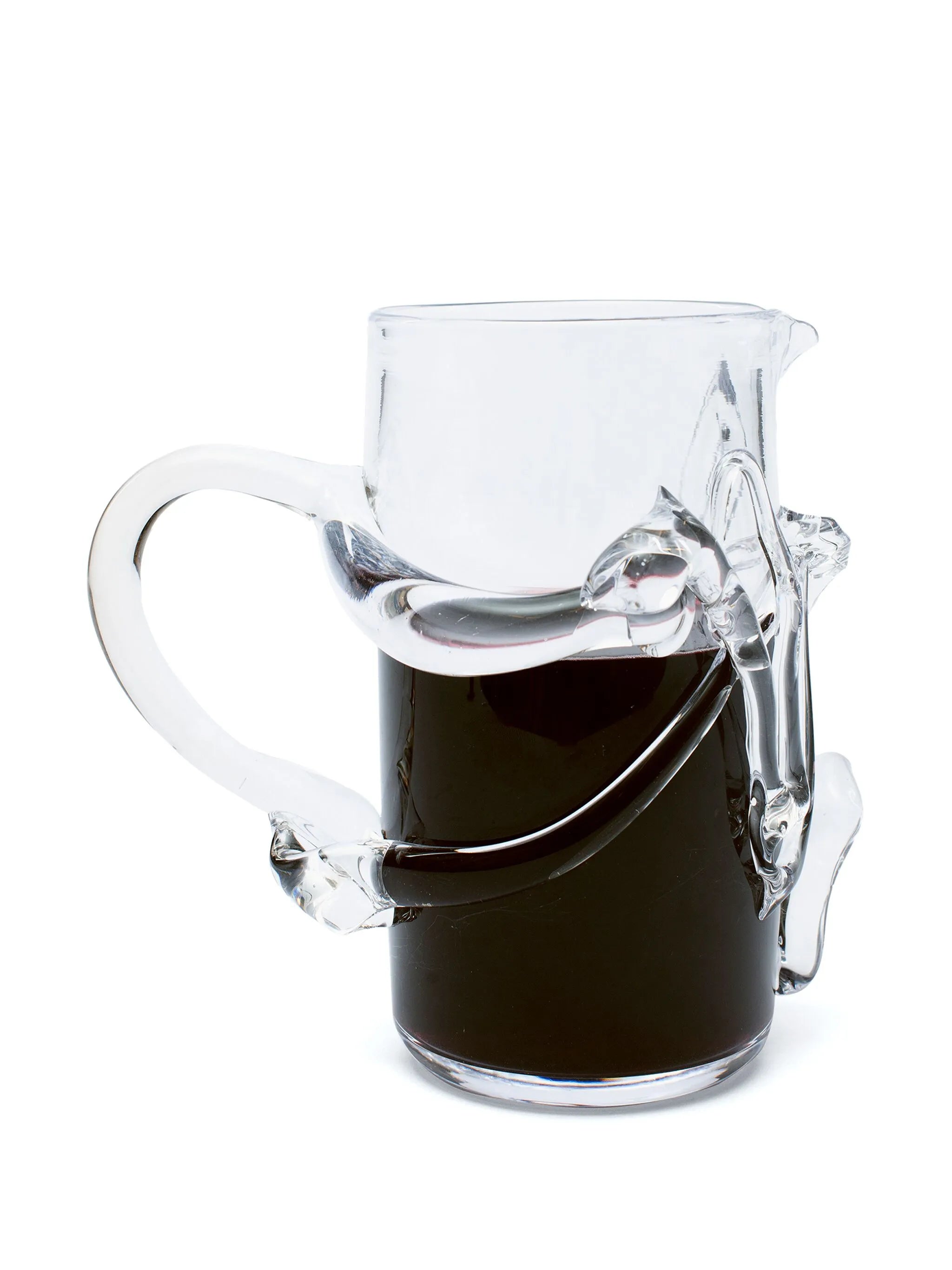 Ivy glass pitcher (20cm)