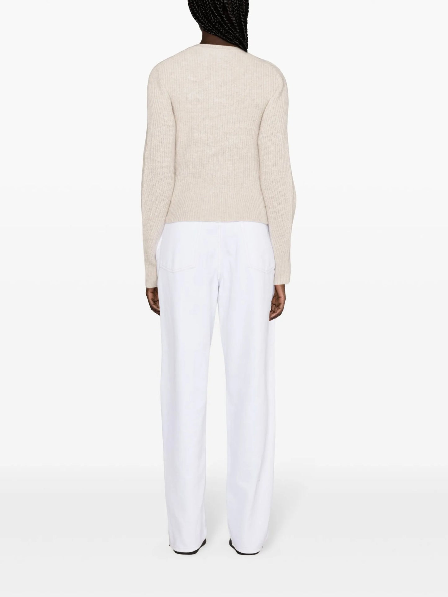 Laurine ribbed-knit cardigan