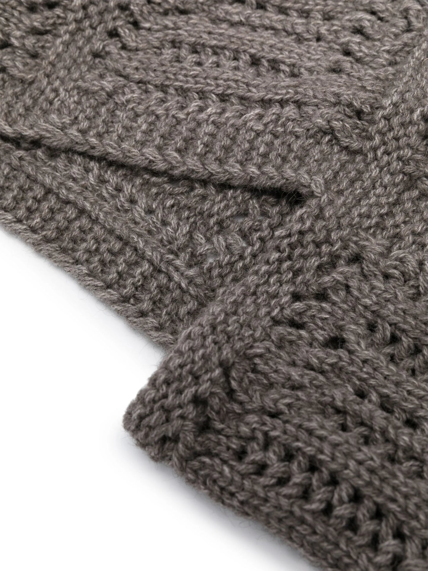 knitted ribbed balaclava