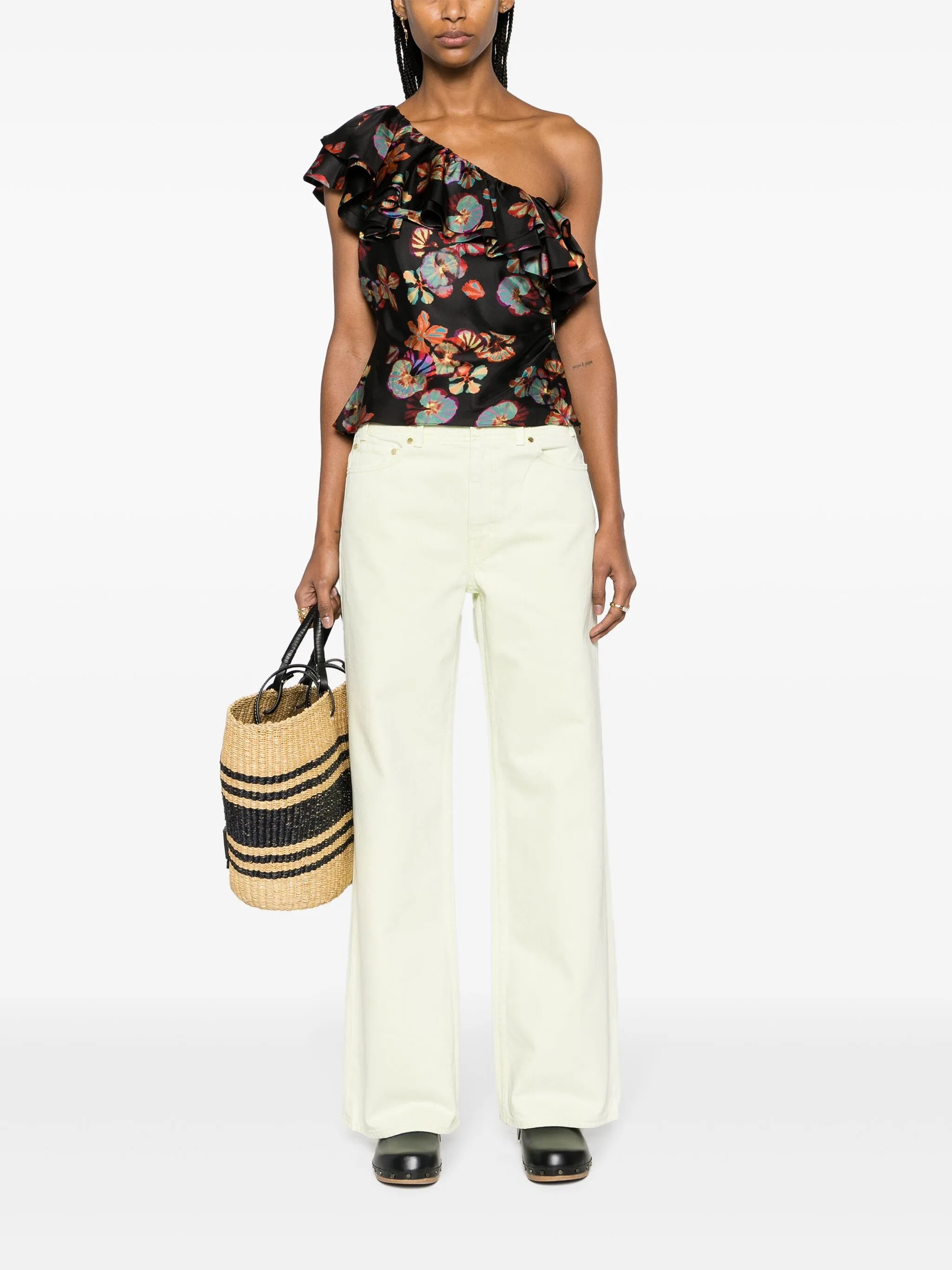 Elodie high-rise straight-leg jeans