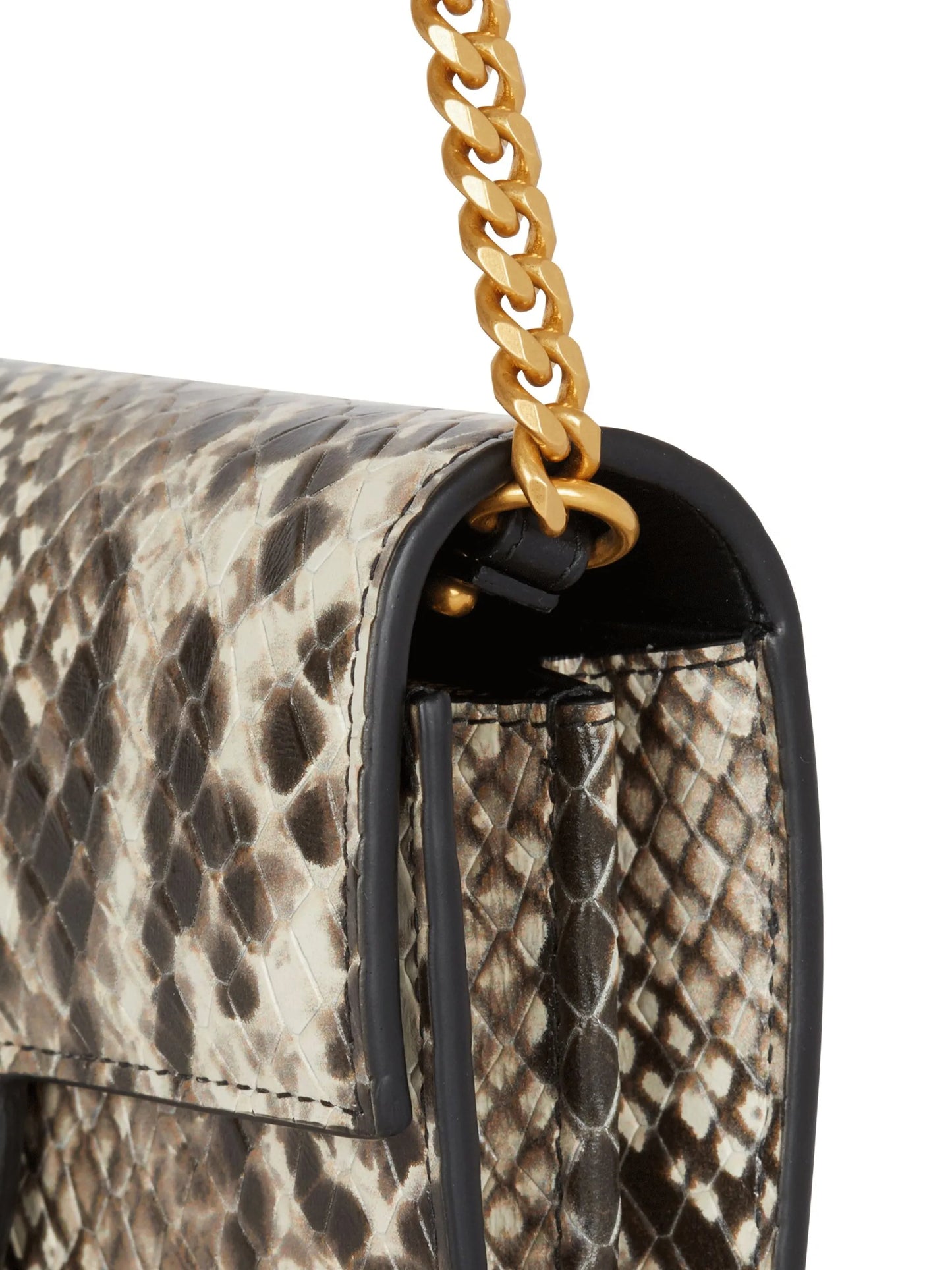 B-Buzz snakeskin-effect wallet-on-chain