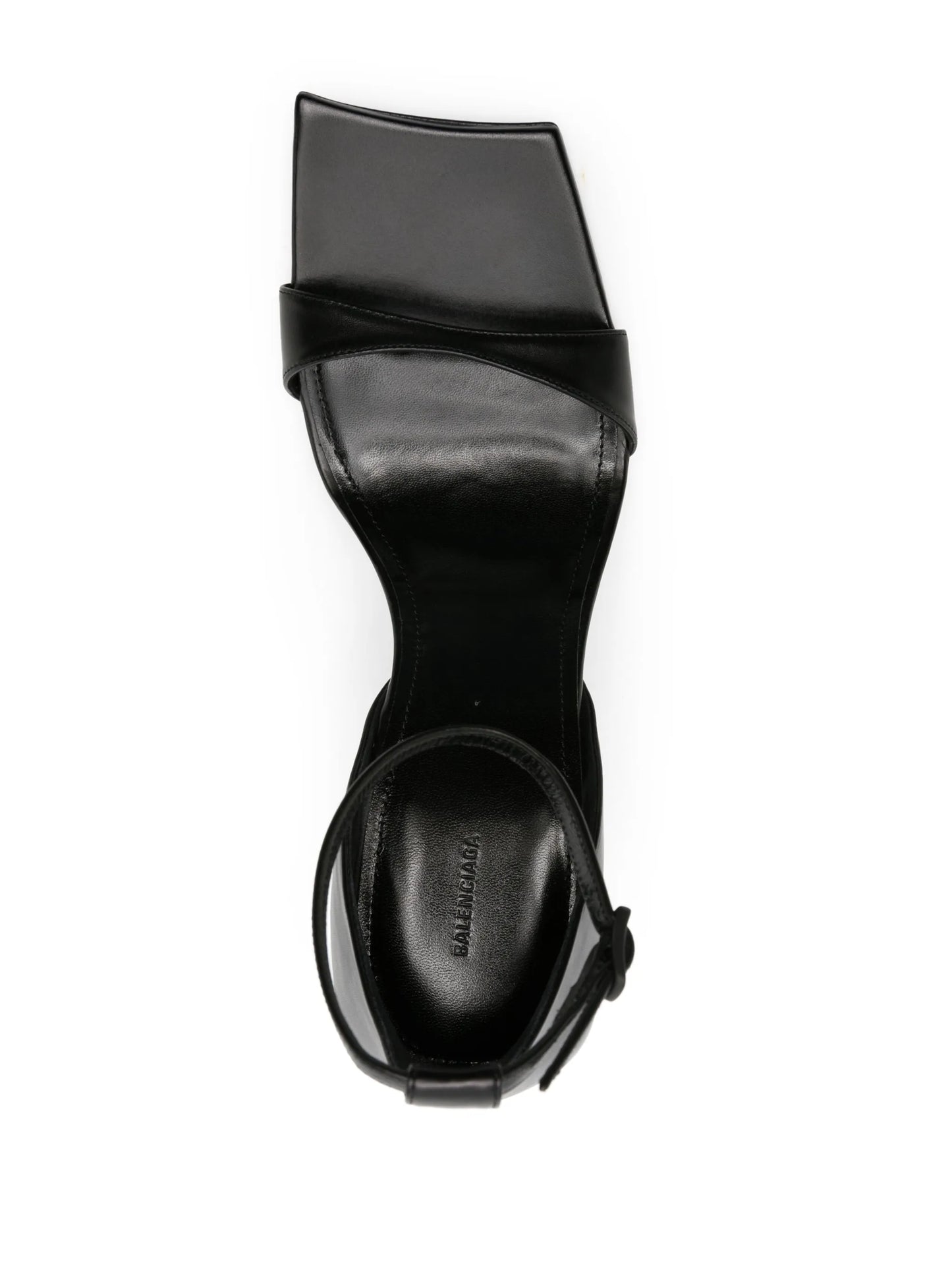 Hourglass 100mm leather sandals