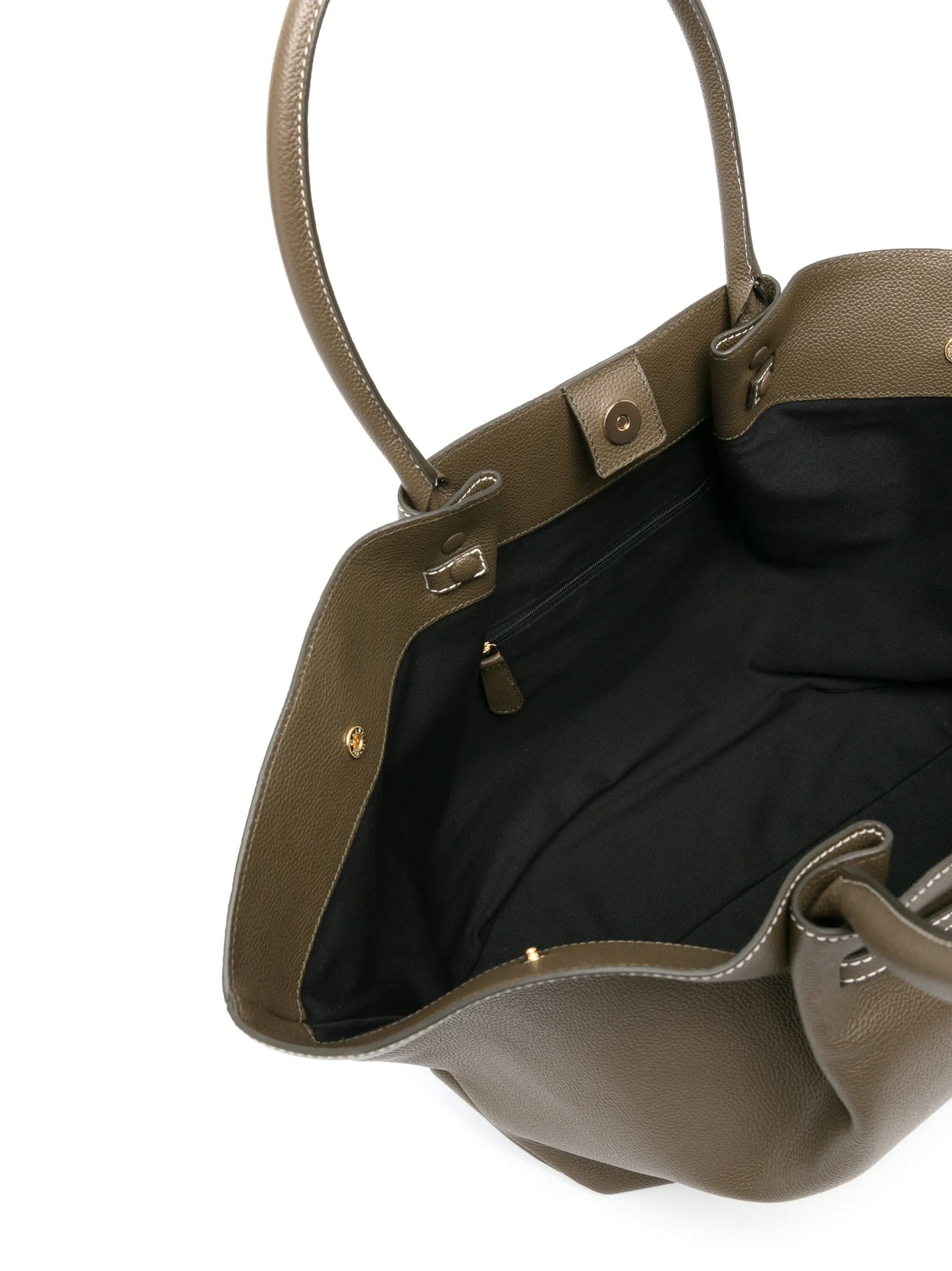 small New York leather tote bag