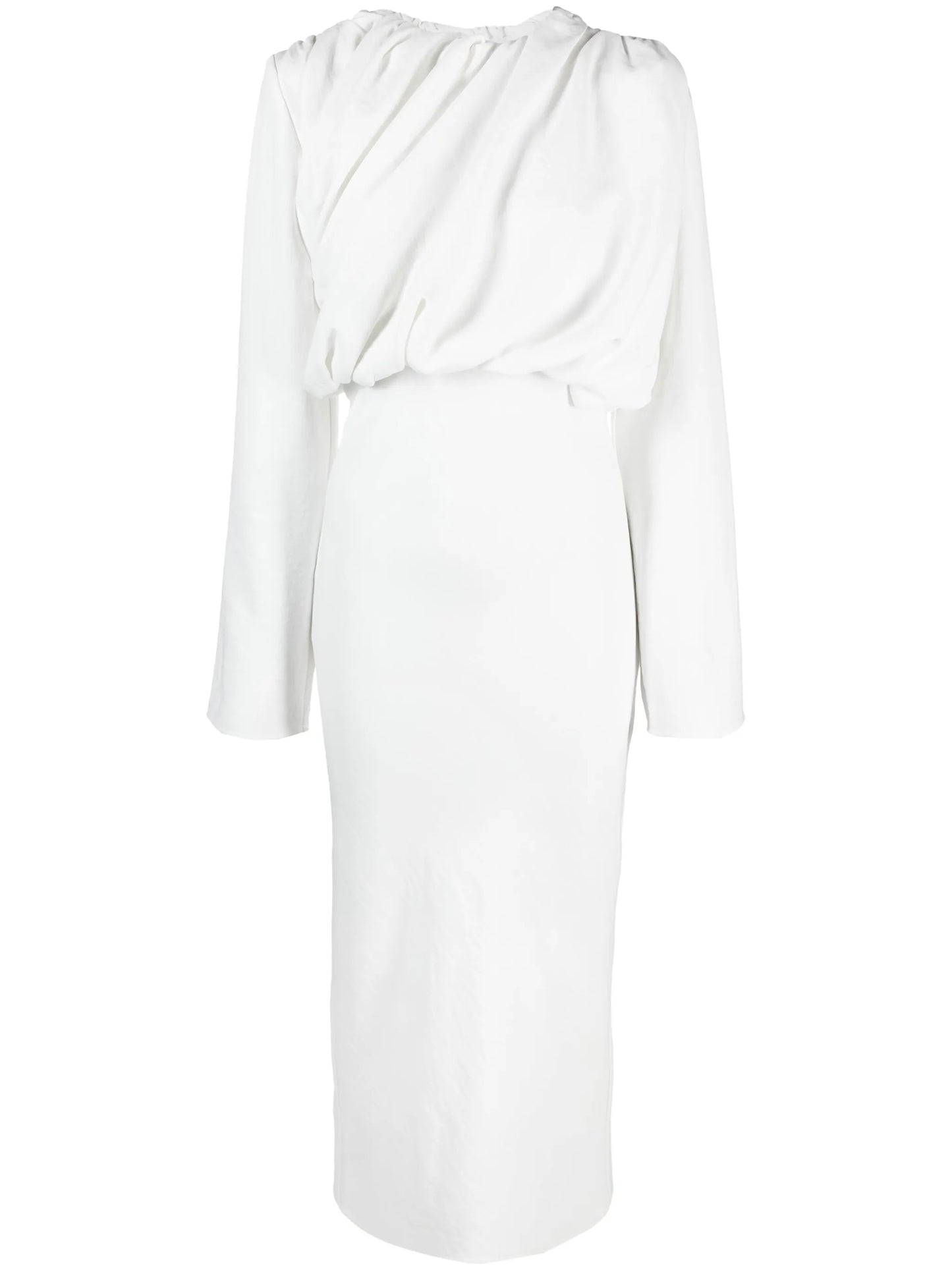 Ollie drapped midi dress