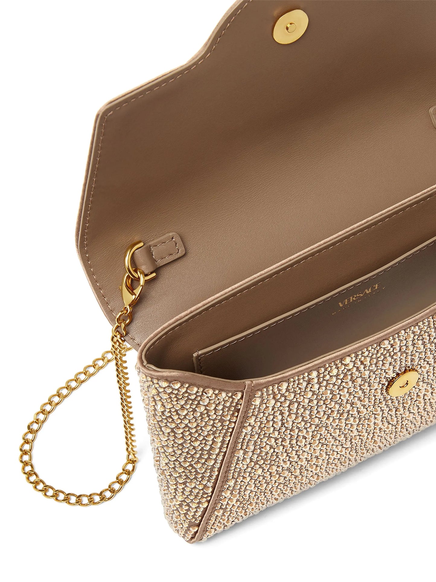 La Medusa crystal clutch bag