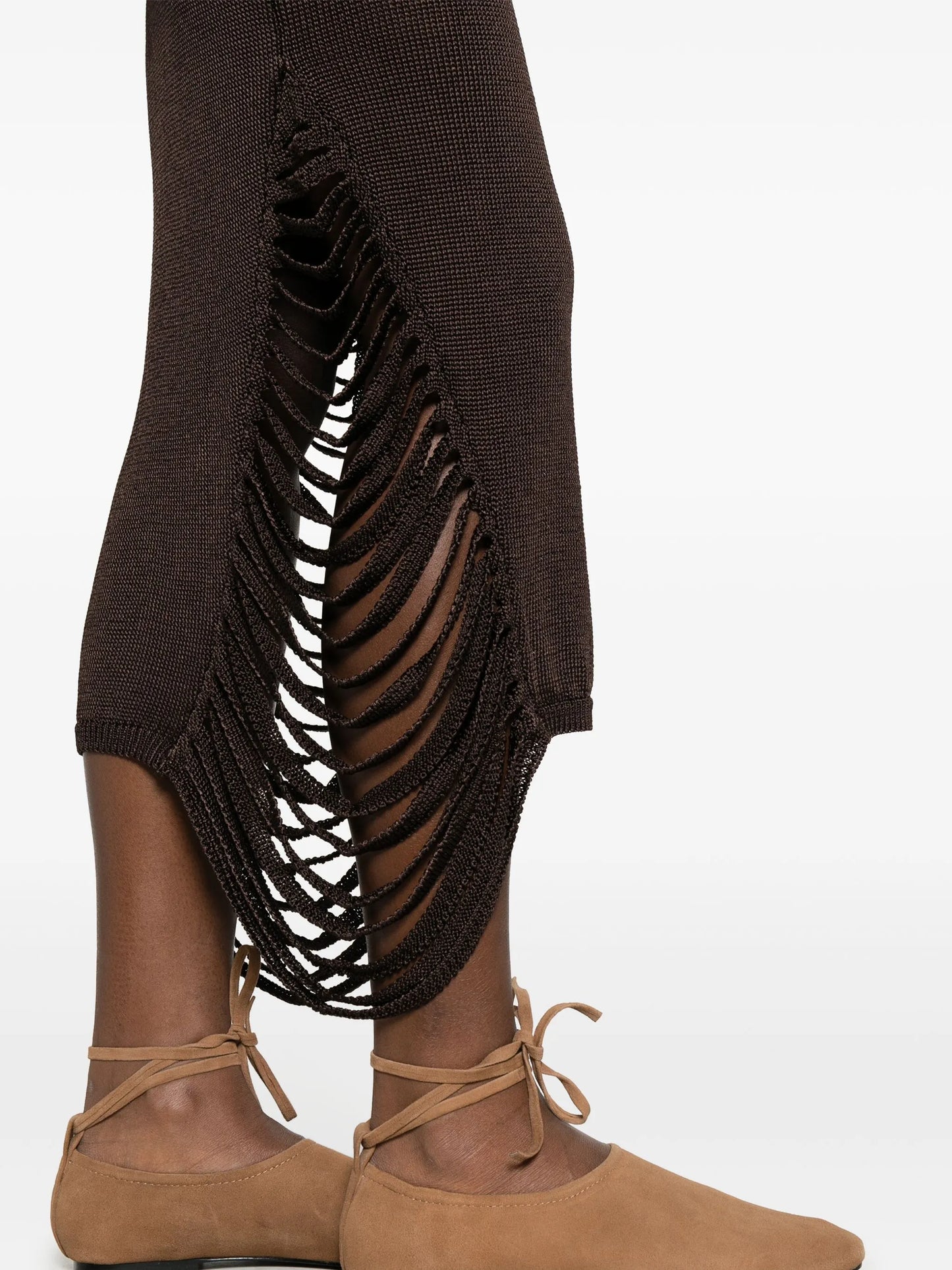 Stalacite slip midi dress
