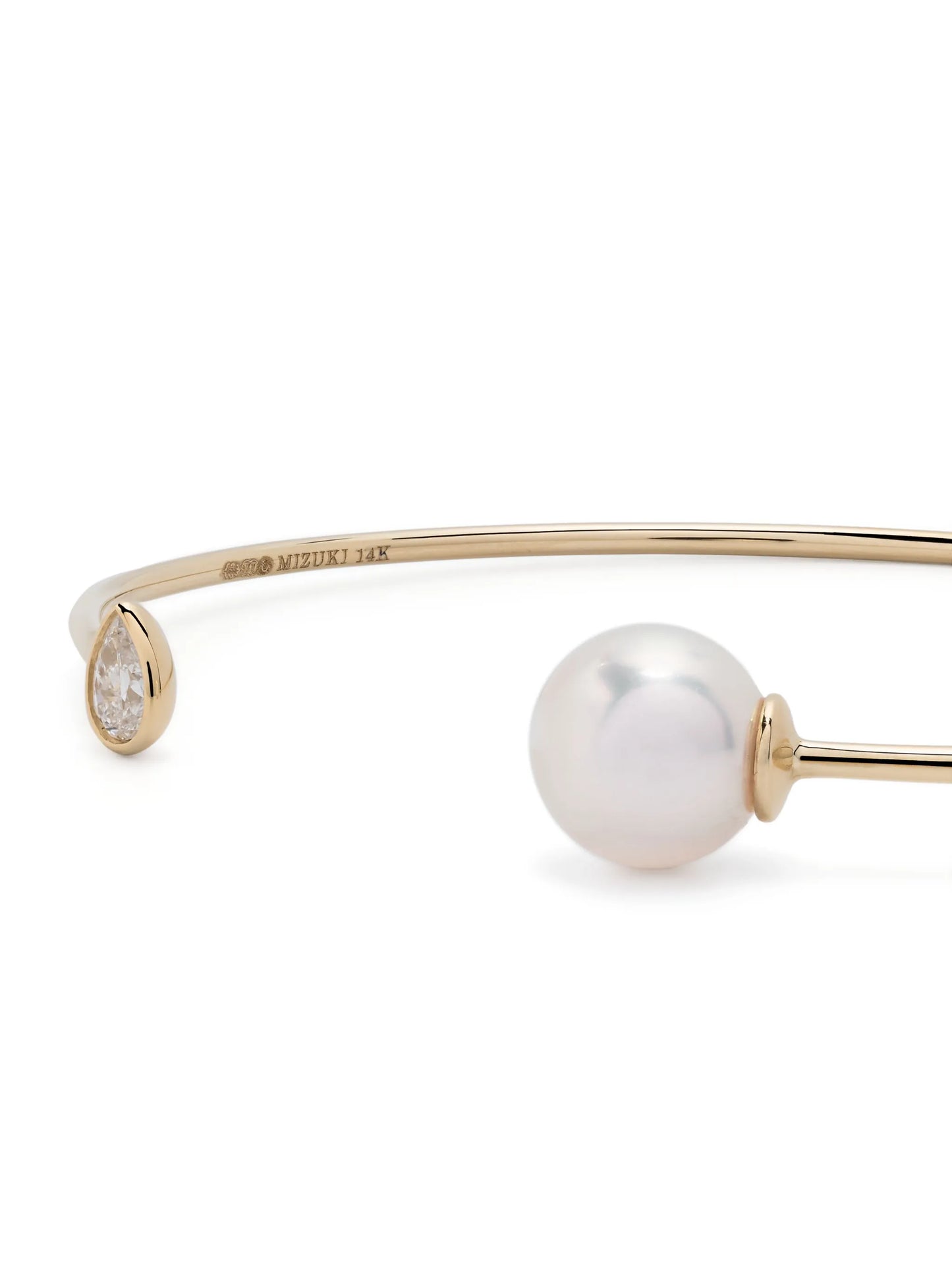 14kt yellow gold Sea Of Beauty pearl and diamond bracelet