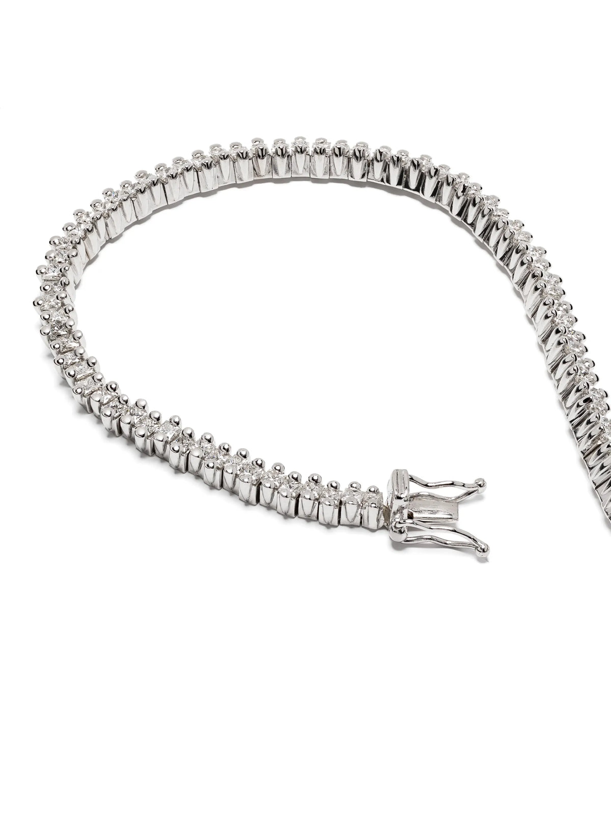 Princess mini diamond tennis bracelet