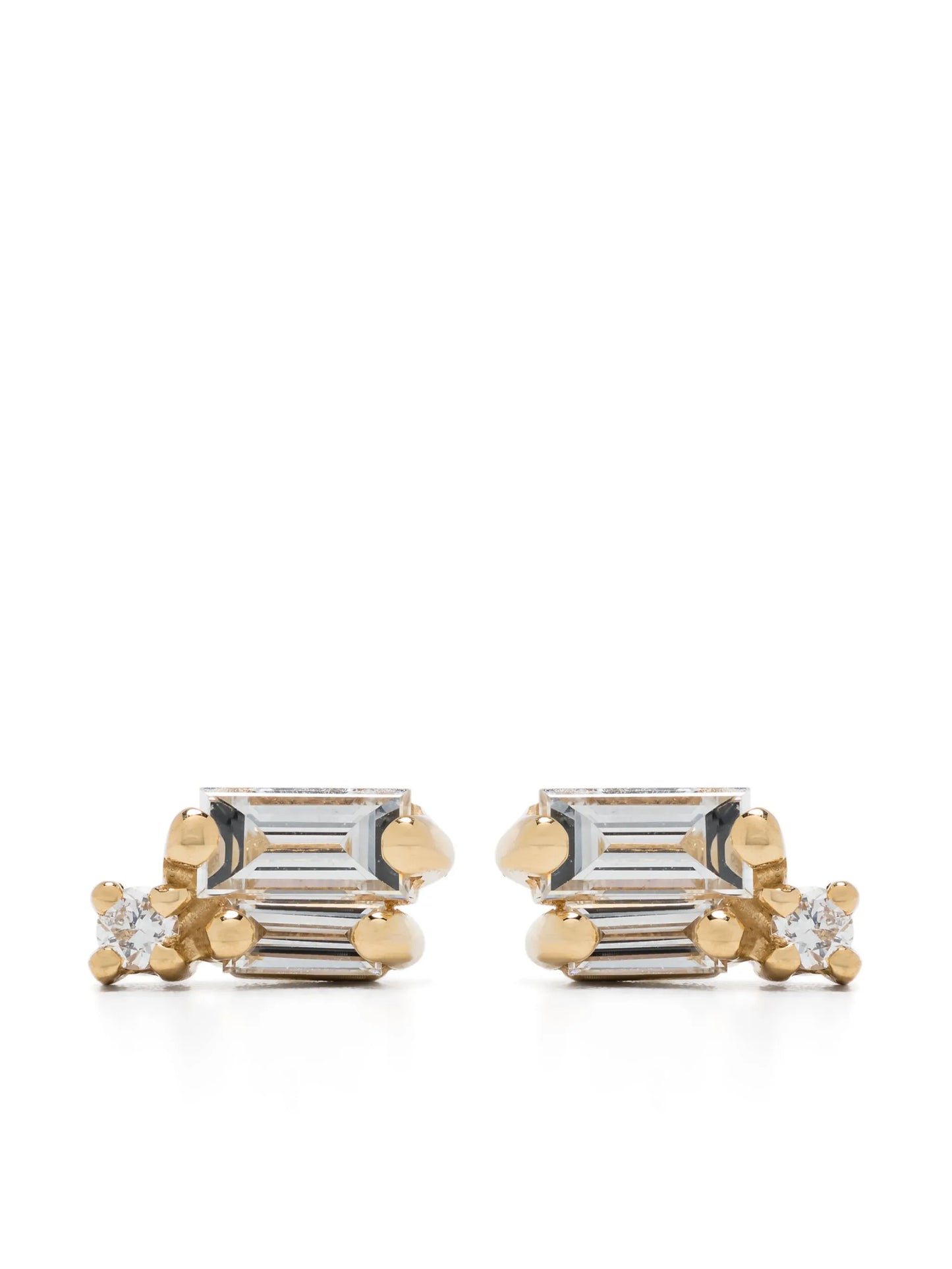 18kt yellow gold Bold Burst diamond stud earrings