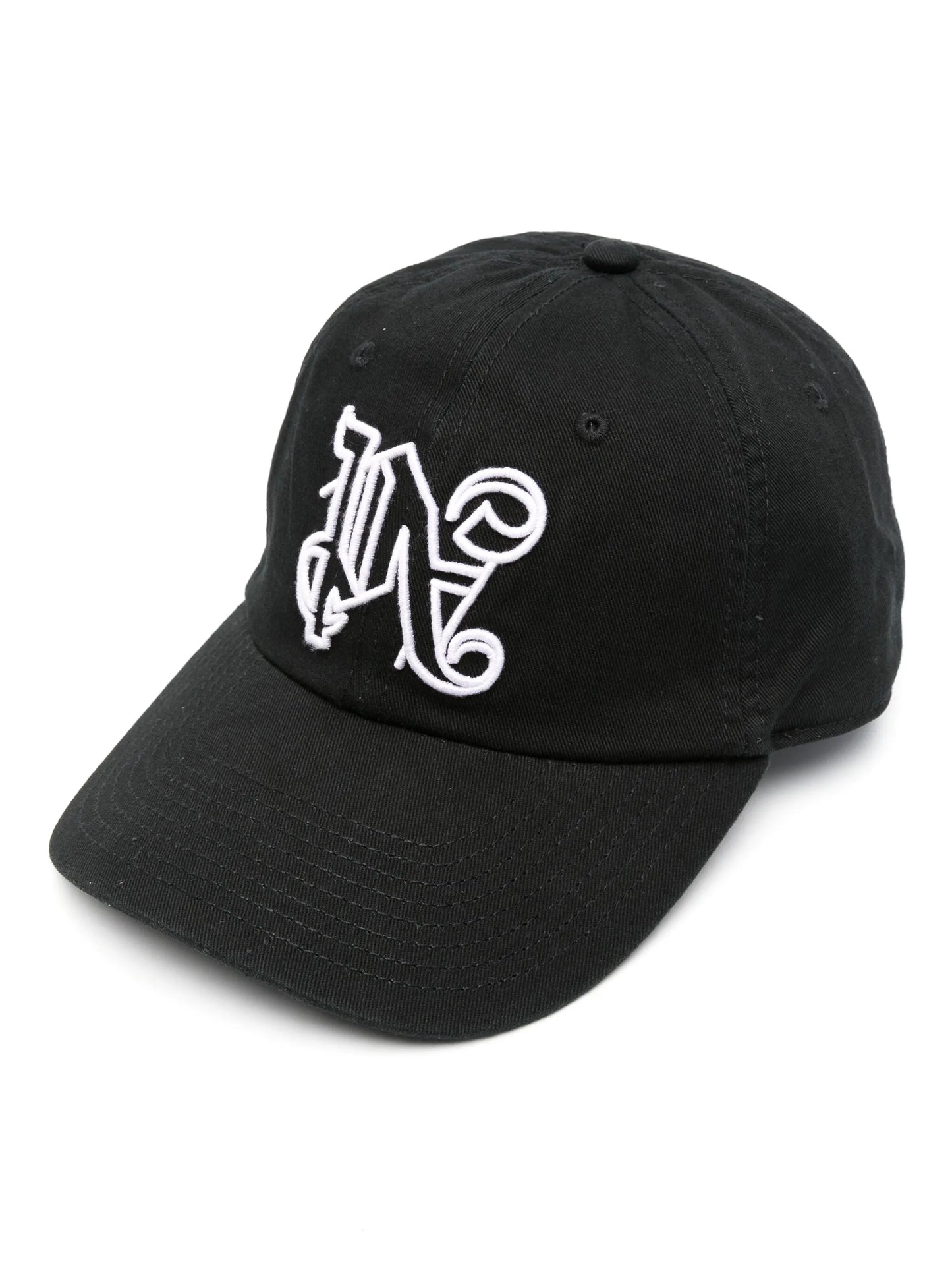 monogram-appliqué baseball cap