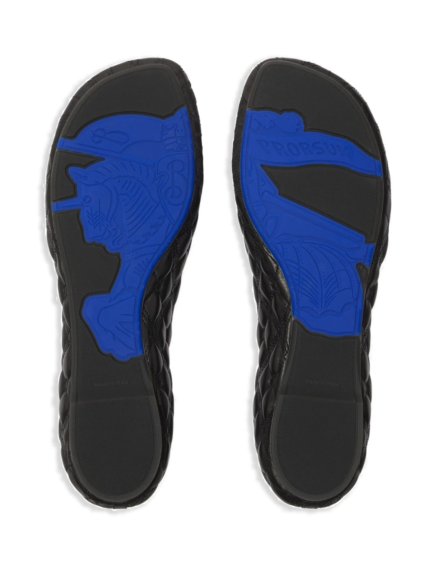 Equestrian Knight-embroidered leather ballerina shoes