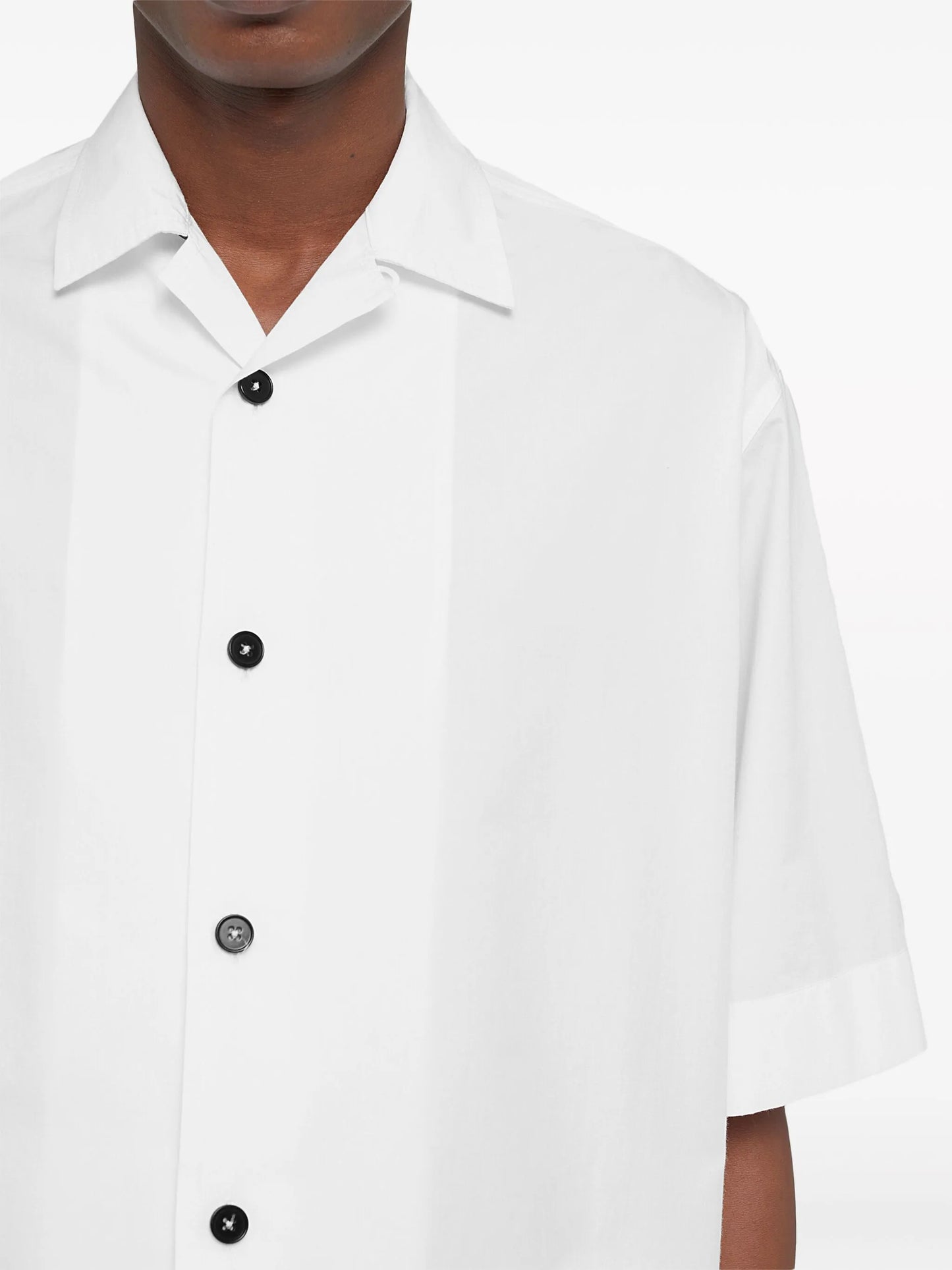 short-sleeve cotton shirt