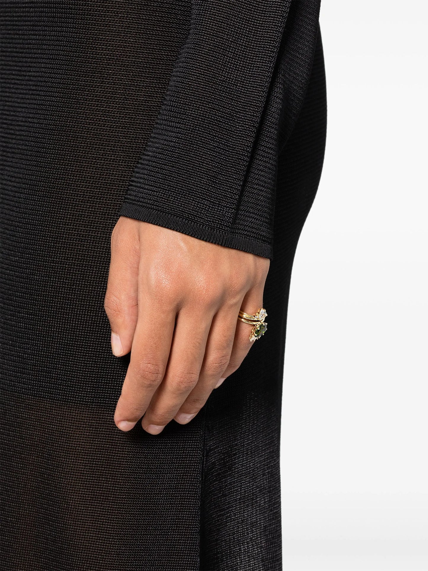 18kt yellow gold Sun Nº4 ring