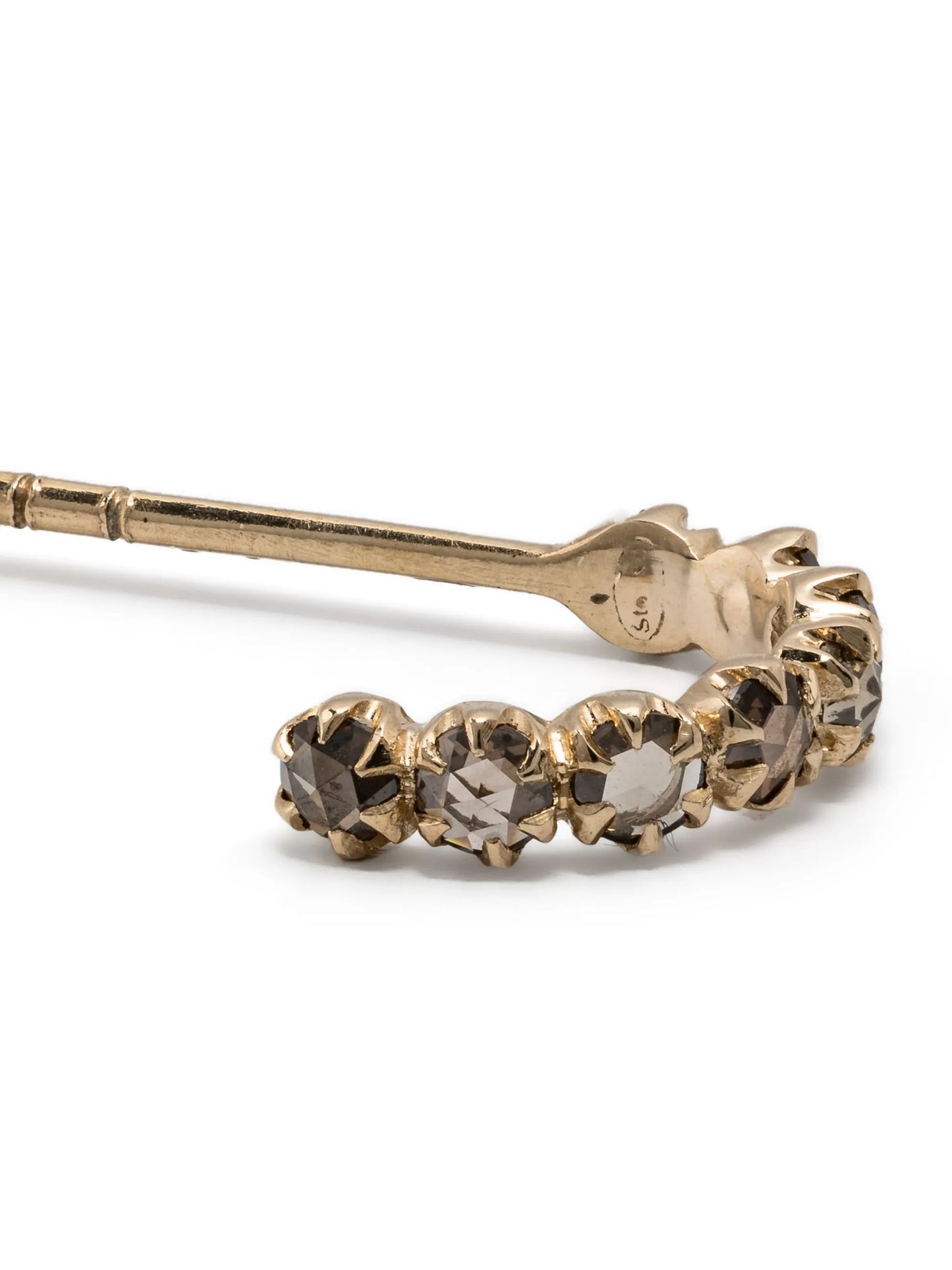 9kt yellow gold Ava diamond single earring